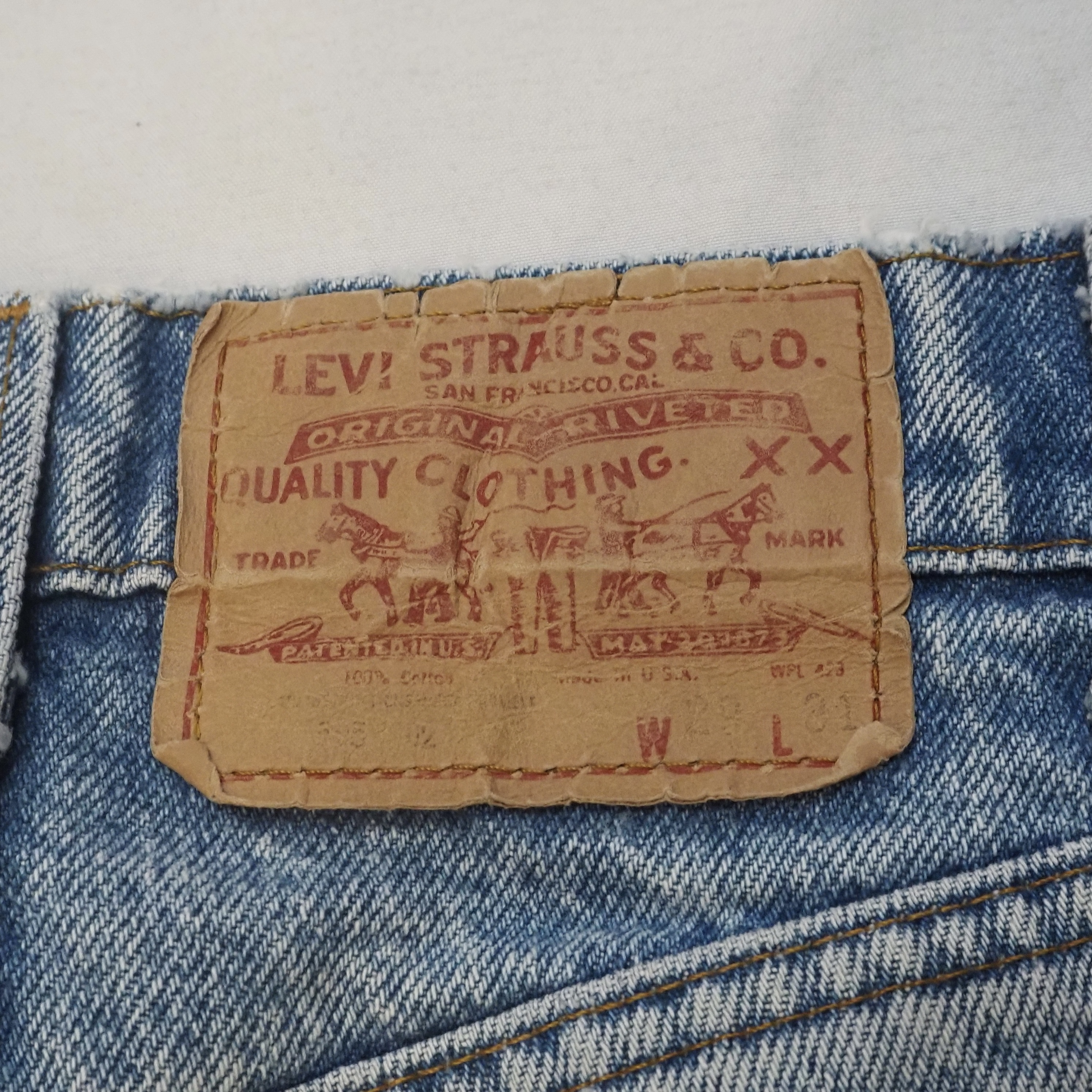 80’s Levi’s 505 クロカン 内股シングル 29×30 の画像 15
