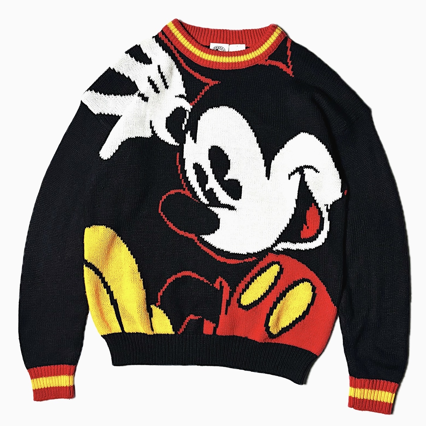Vintage 90's【MICKEY&CO.】"Mickey Mouse" Knit Sweater