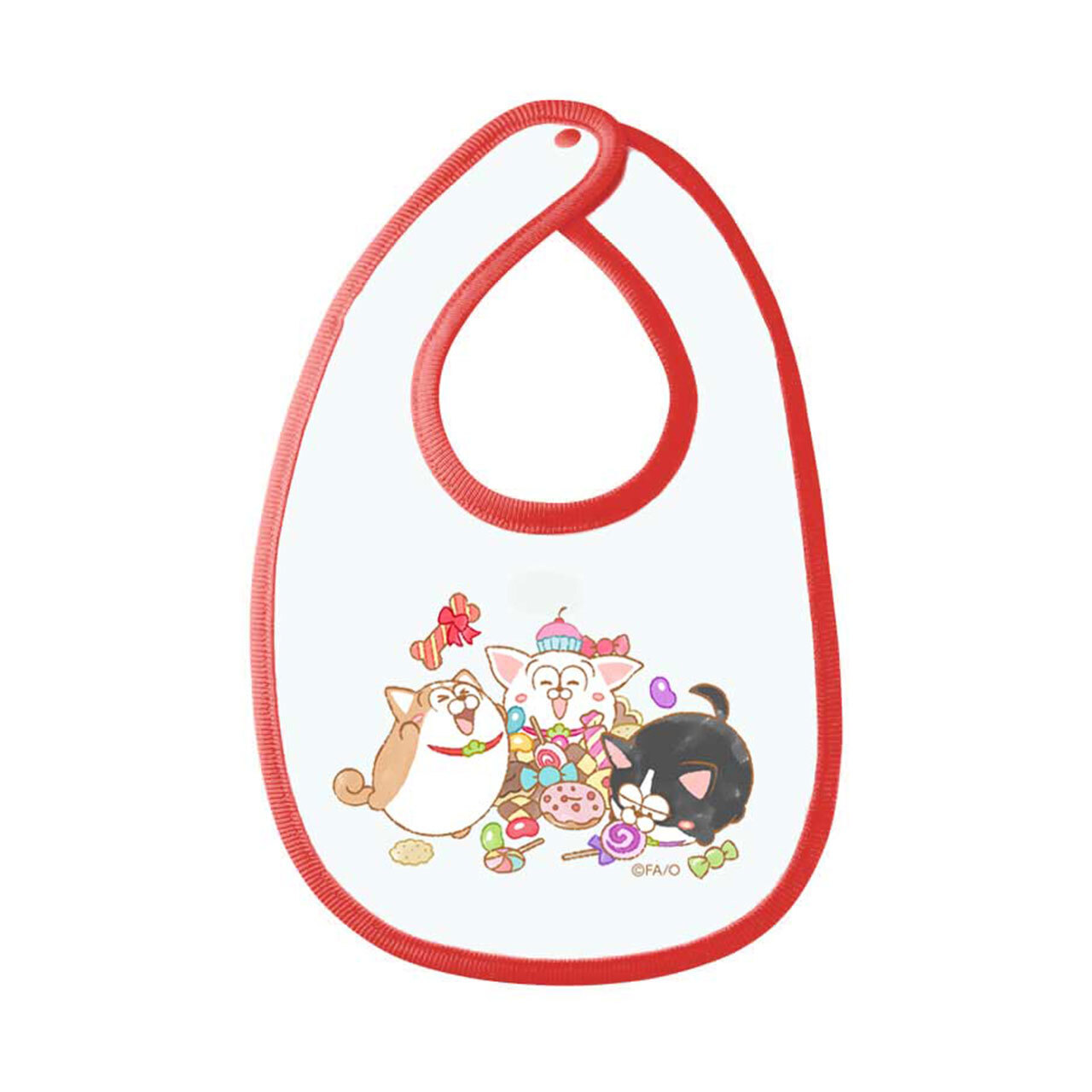 在 松犬 よだれかけ スイーツ柄 エムズファクトリーオフィシャルオンラインストア