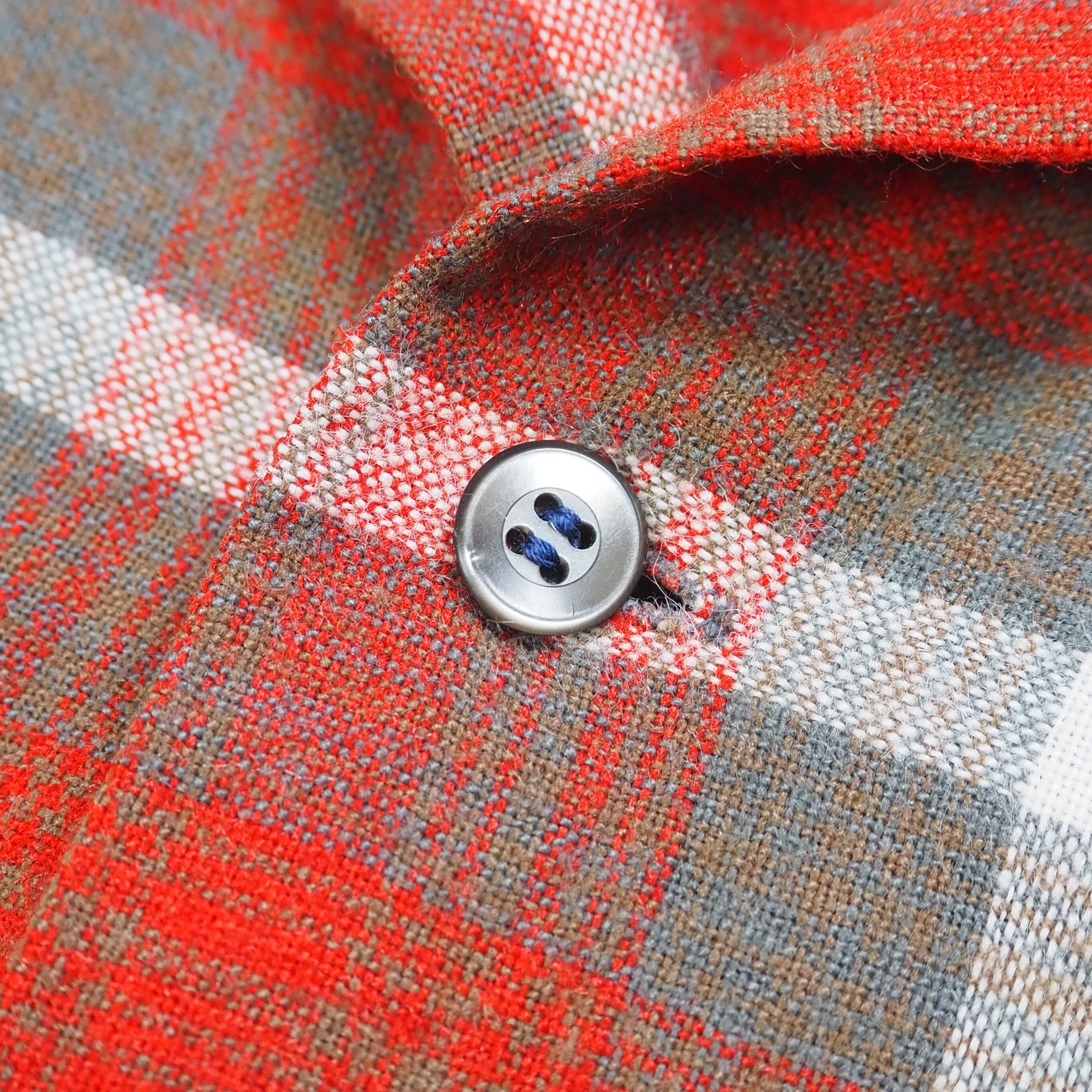 【9/23 20:00入荷】50's Towncraft ウールシャツ レッド×グレー の画像 10