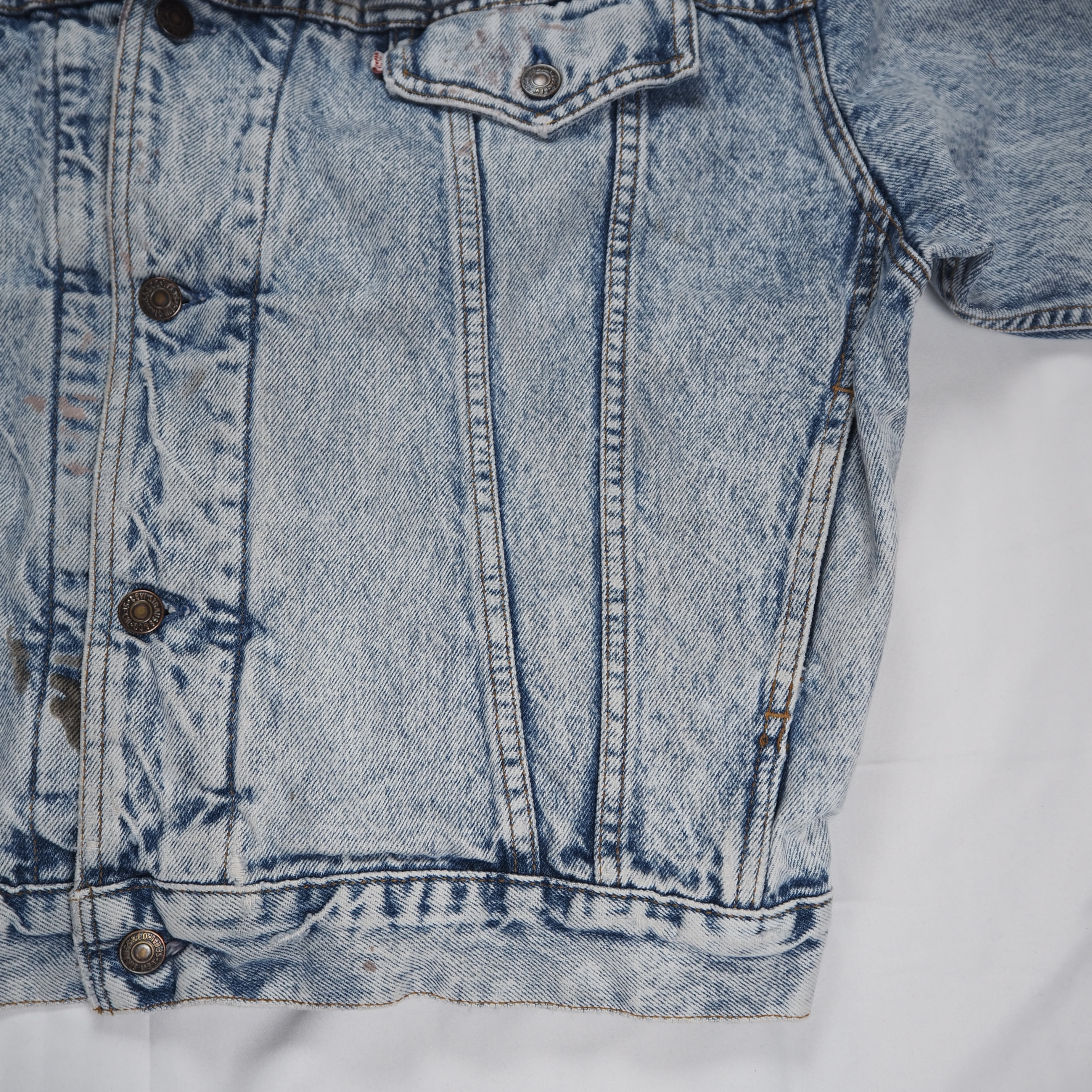 【珍リーバイス】80’s Levi’s Denim Hoodie Jacket の画像 5