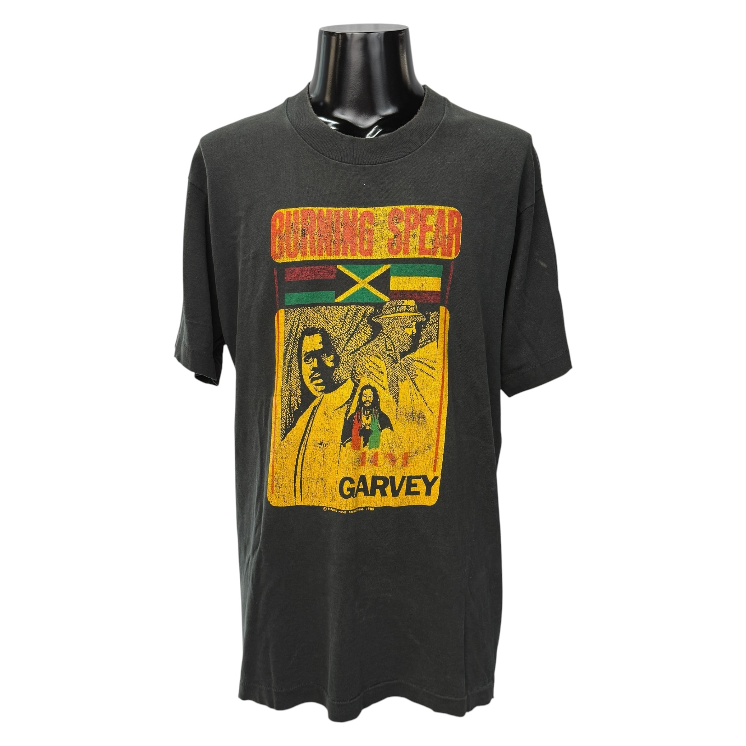 【BURNING SPEAR】バーニング・スピア “LOVE GARVEY” 1988年コピーライト 80’s Vintage Tシャツ