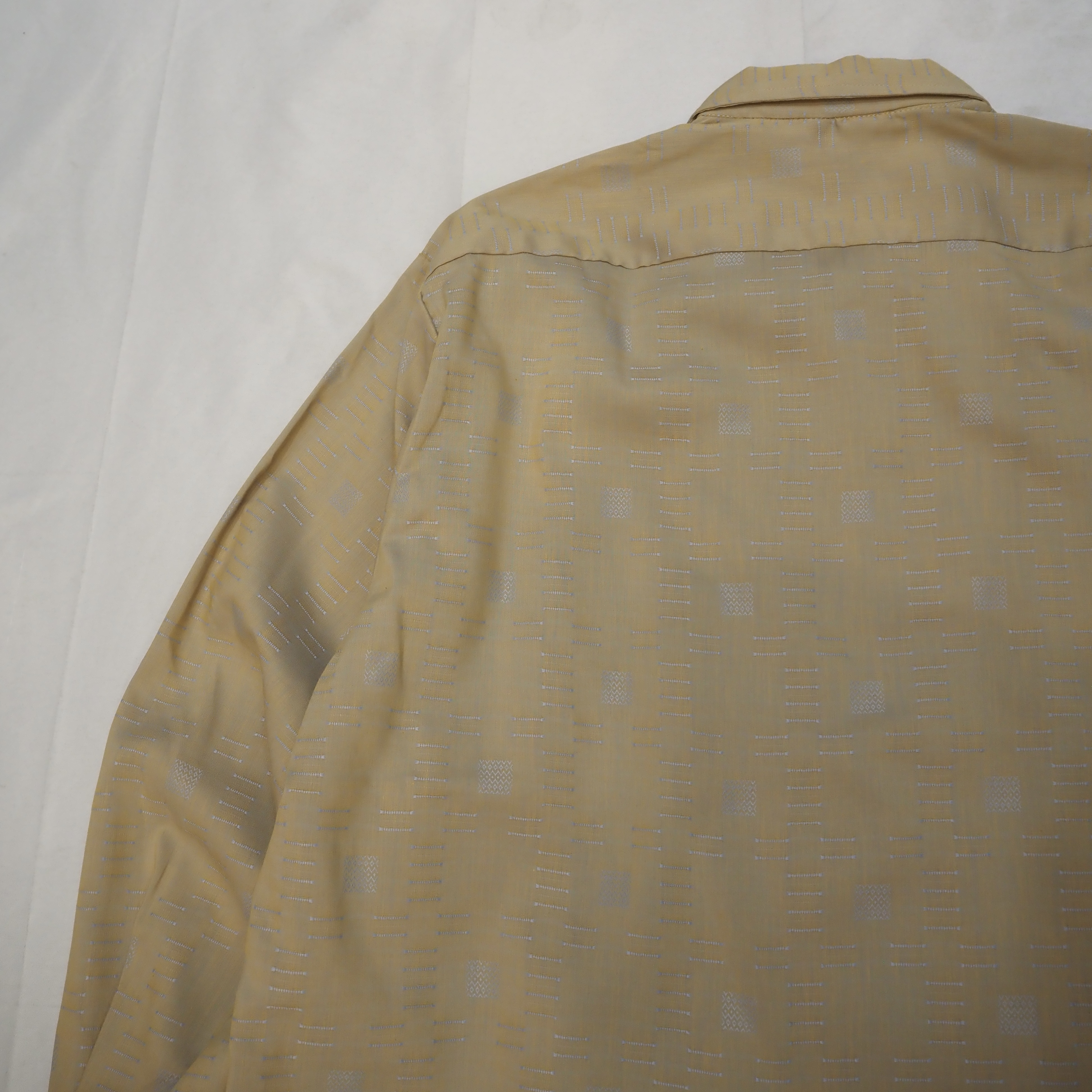 50’s Cotton Button Up Shirt Size L の画像 11