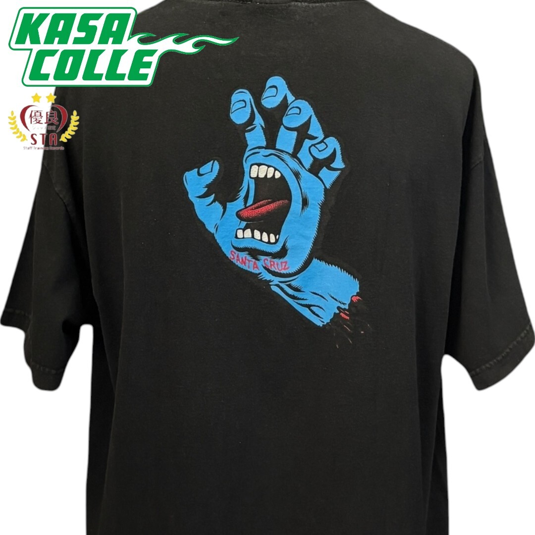 【SANTA CRUZ】サンタクルーズ スクリームハンド NHSタグ Tシャツ XL相当