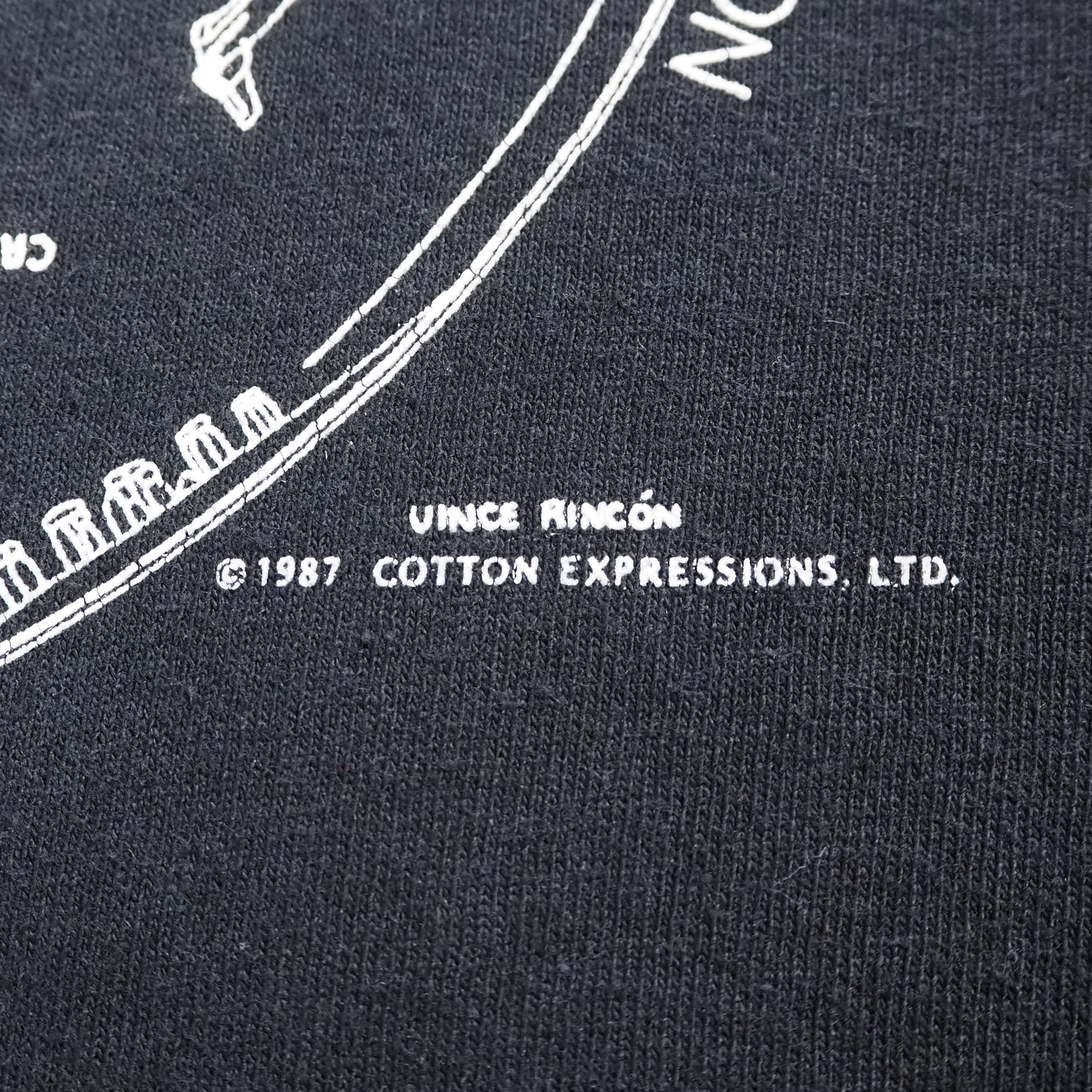 90’s フルーツタグ 星座Tシャツ Mサイズ ブラック の画像 5