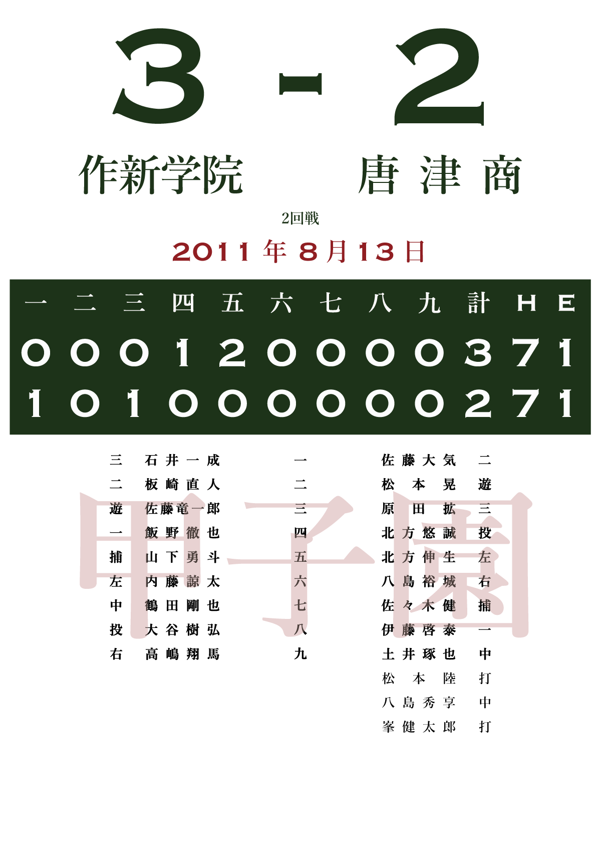 11 2回戦 作新学院 栃木 唐津商 佐賀 あの試合を僕は一生忘れないtシャツ屋 11 2回戦 作新学院 栃木 唐津商 佐賀 あの試合を僕は一生忘れないtシャツ屋