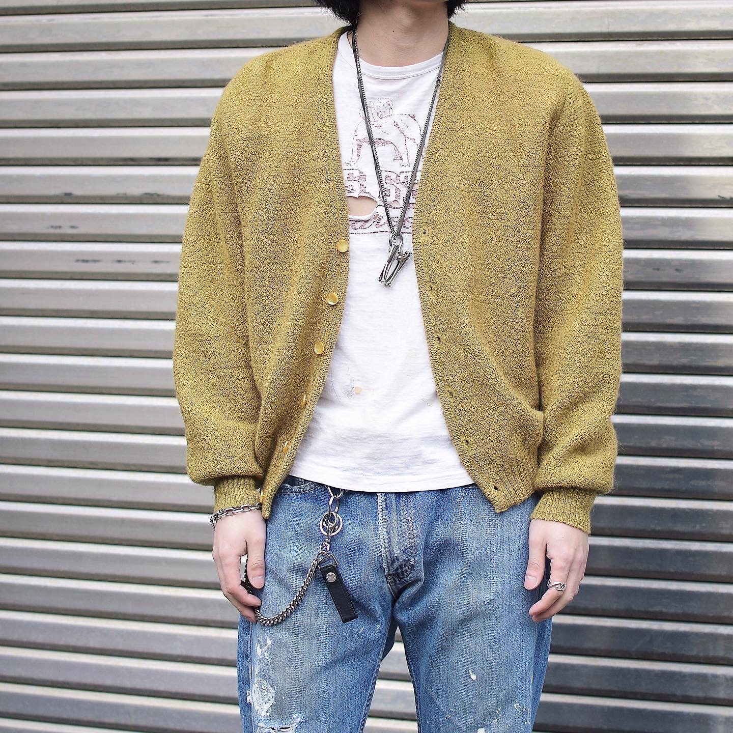 Vintage 60's【The Broadway University Shop by DRUMMOND】Mohair Cardigan の画像 3