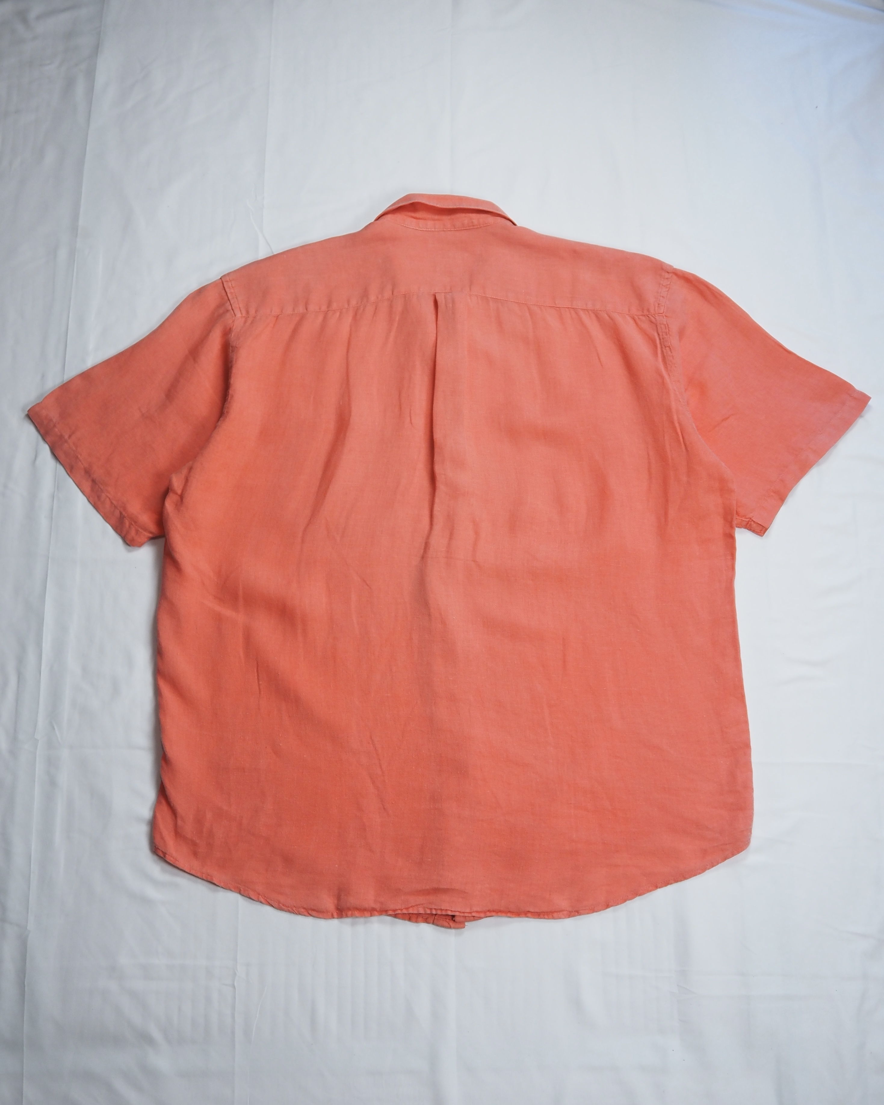 90’s Banana Republic シルクシャツ ピンク XL の画像 11