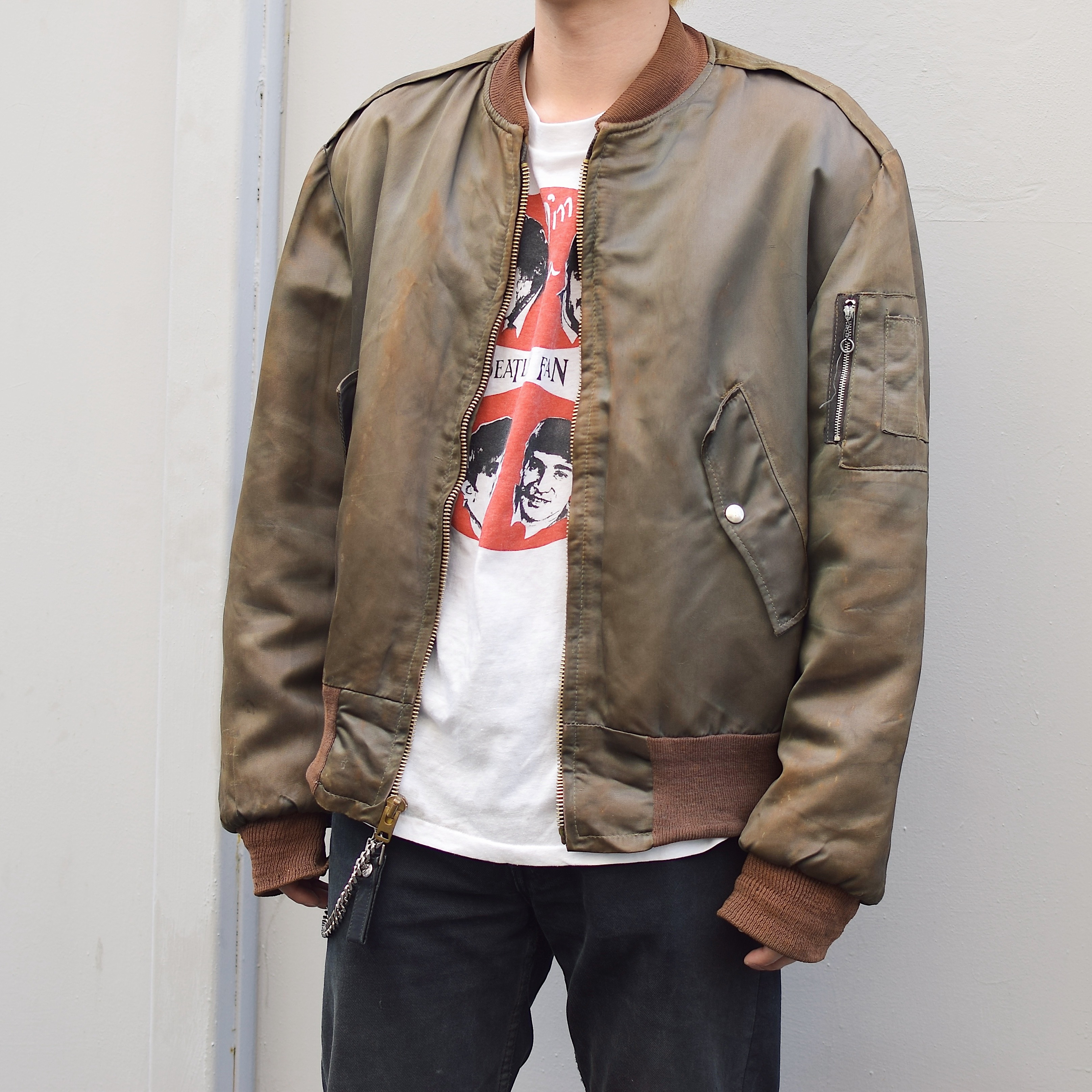 Vintage 50〜60's Grunge Flight Jacket の画像 3