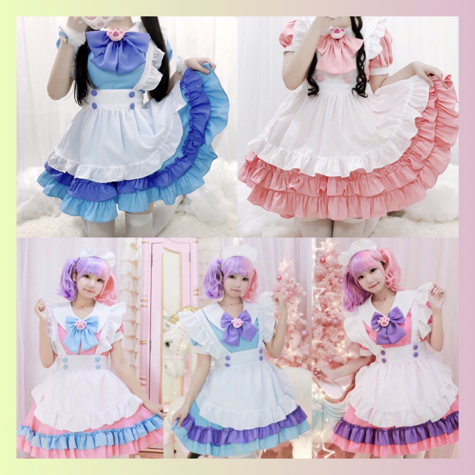 お取り寄せ 肉球 にゃんこメイド 5色 Louis Lover お取り寄せ 肉球 にゃんこメイド 5色 Louis Lover