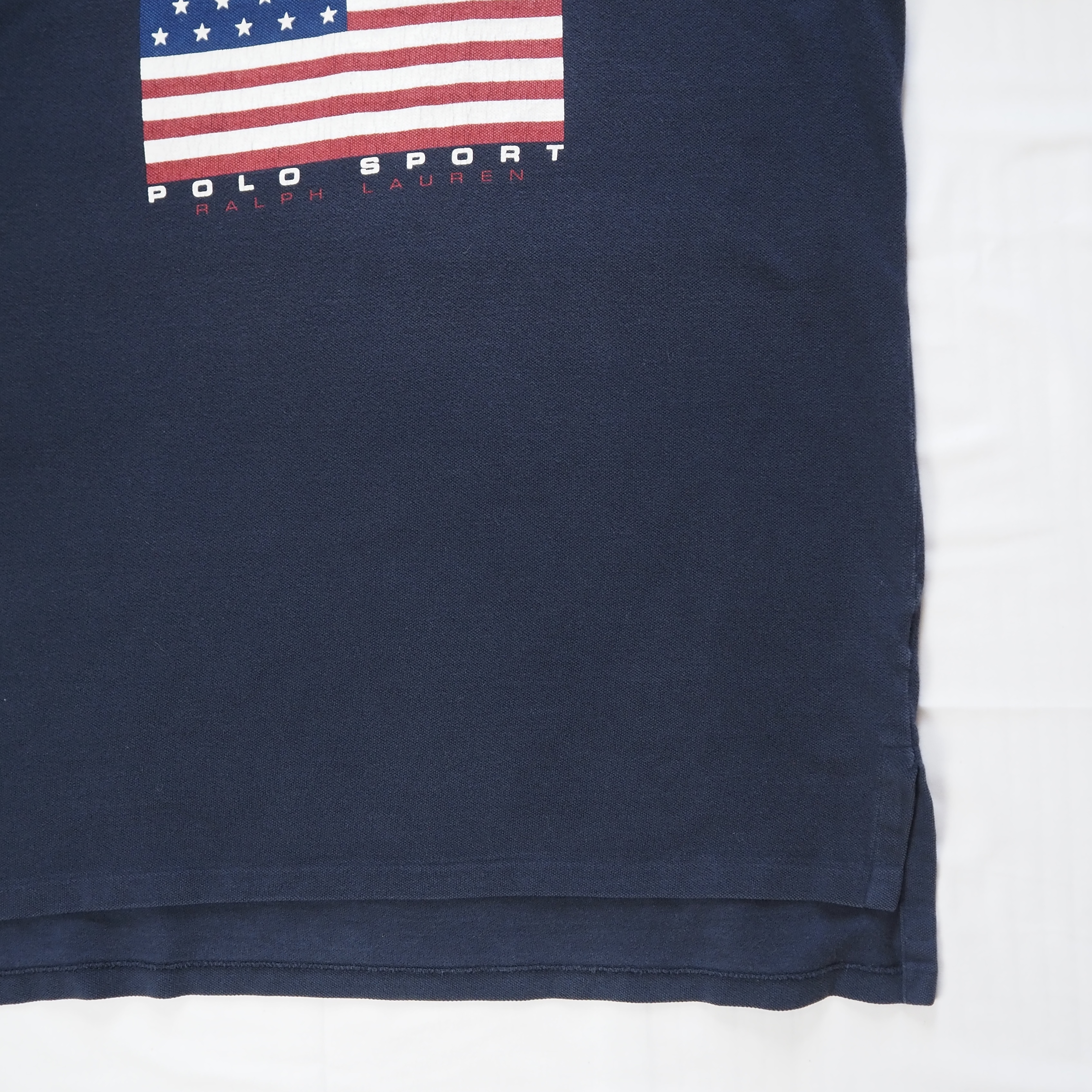 90’s Polo Sports ポロシャツ 星条旗 Lサイズ の画像 9