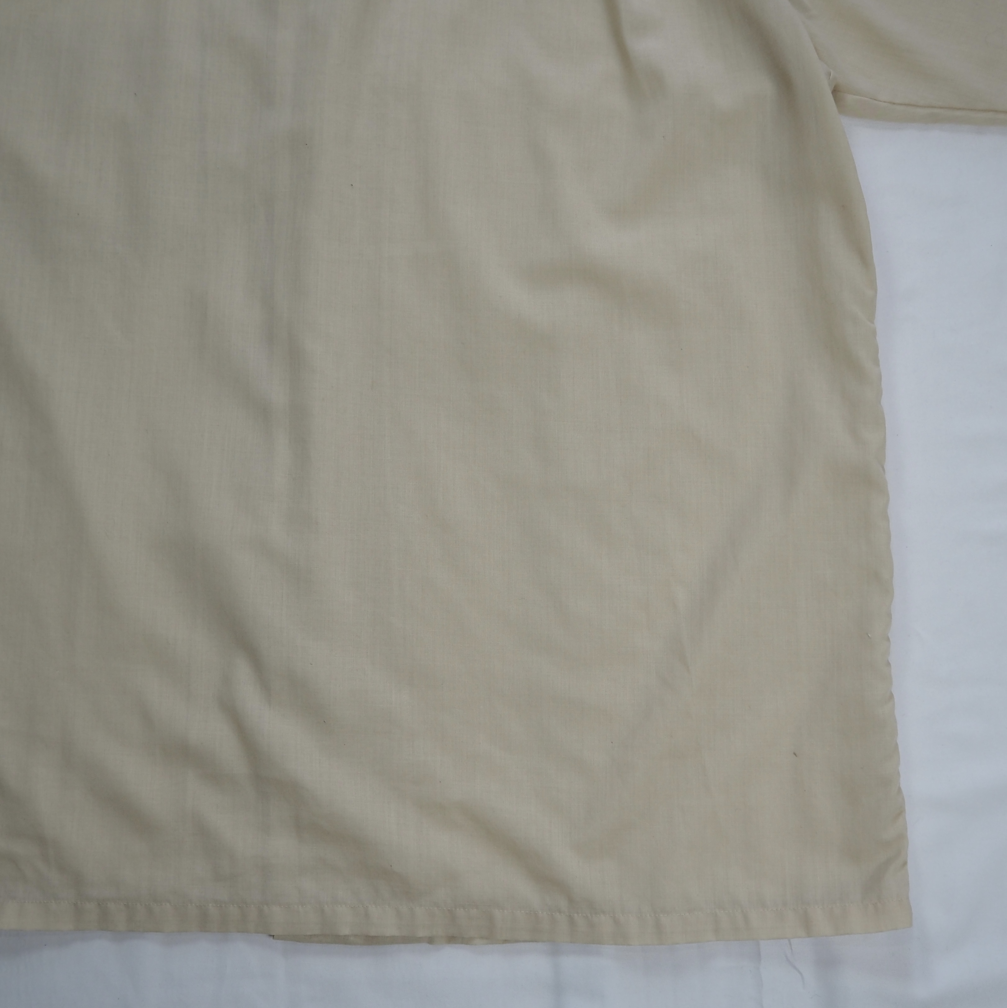 60’s-70’s Brent ポリコットンシャツ 開襟ボックス Lサイズ の画像 16