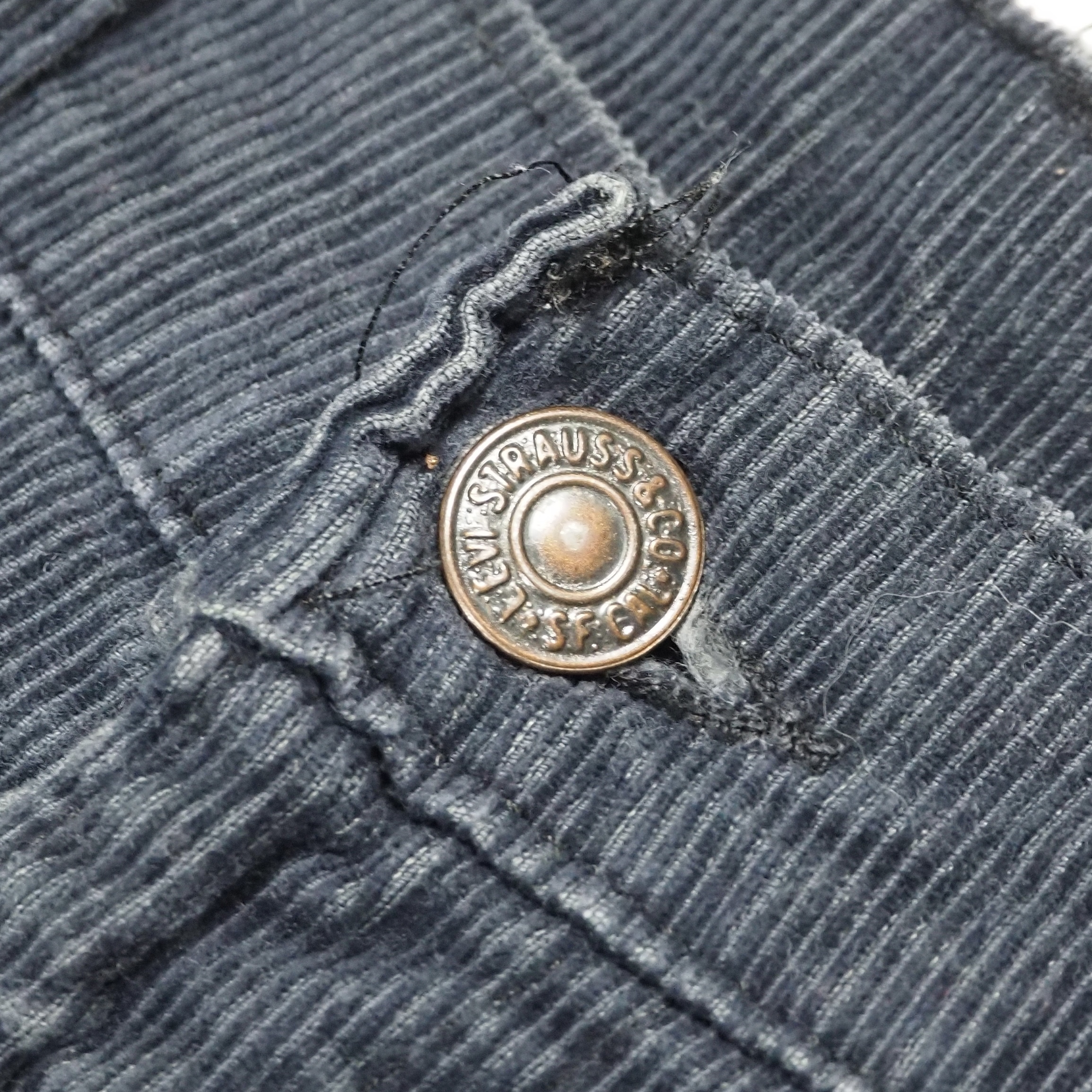 80’s Levi’s 646 コーデュロイパンツ ネイビー 約36×28 の画像 7