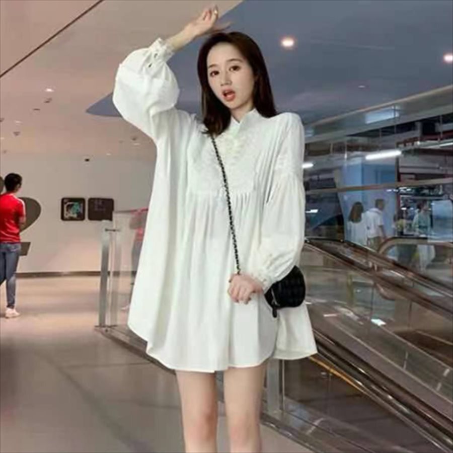 オンラインストア通販 長袖ブラウス Aラインフレア 体系カバー エレガント系 きれいめ 大人可愛い 秋 お出かけ オンラインストア入荷 Miracleleaffl Com