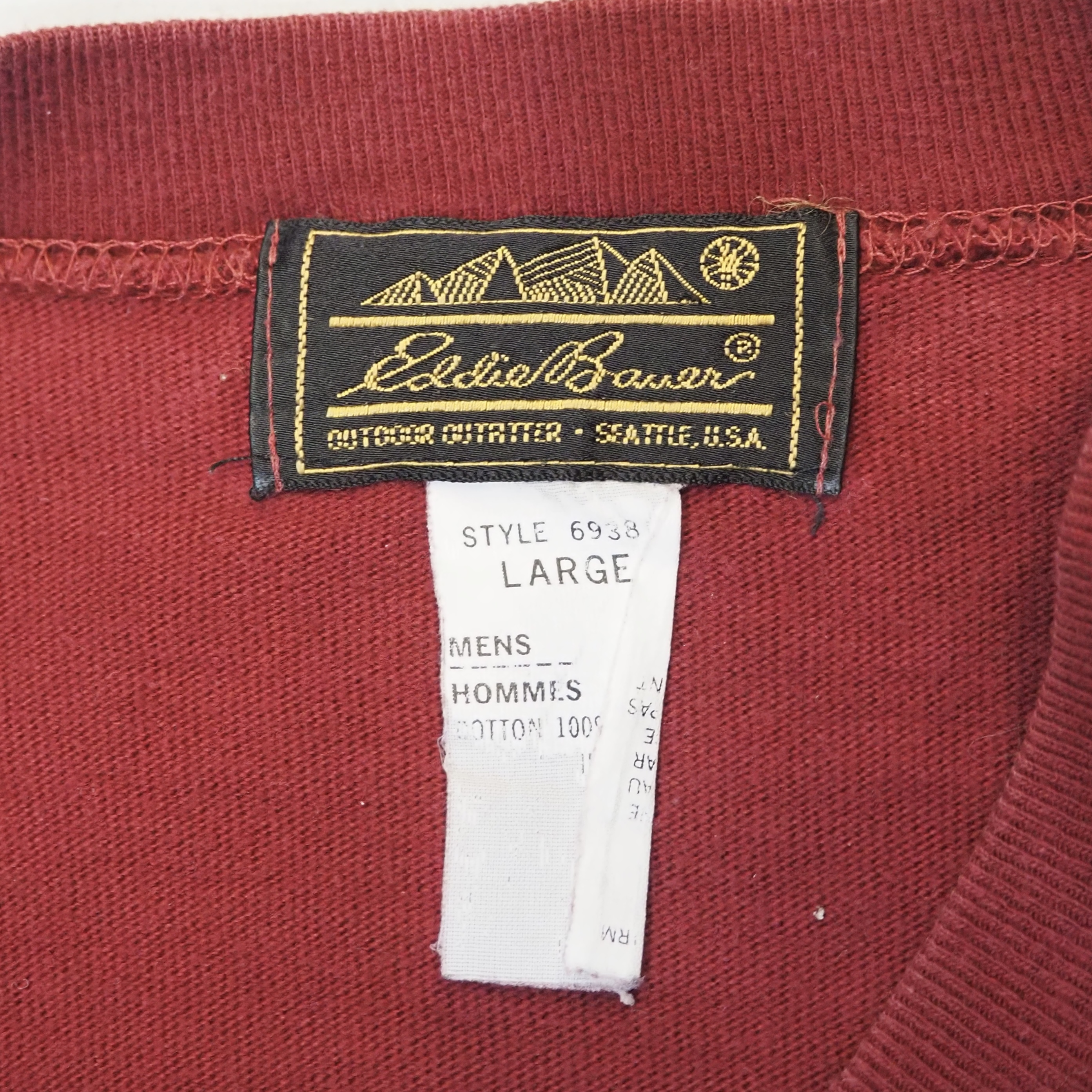 90’s Eddie Bauer ロンT Size L の画像 8