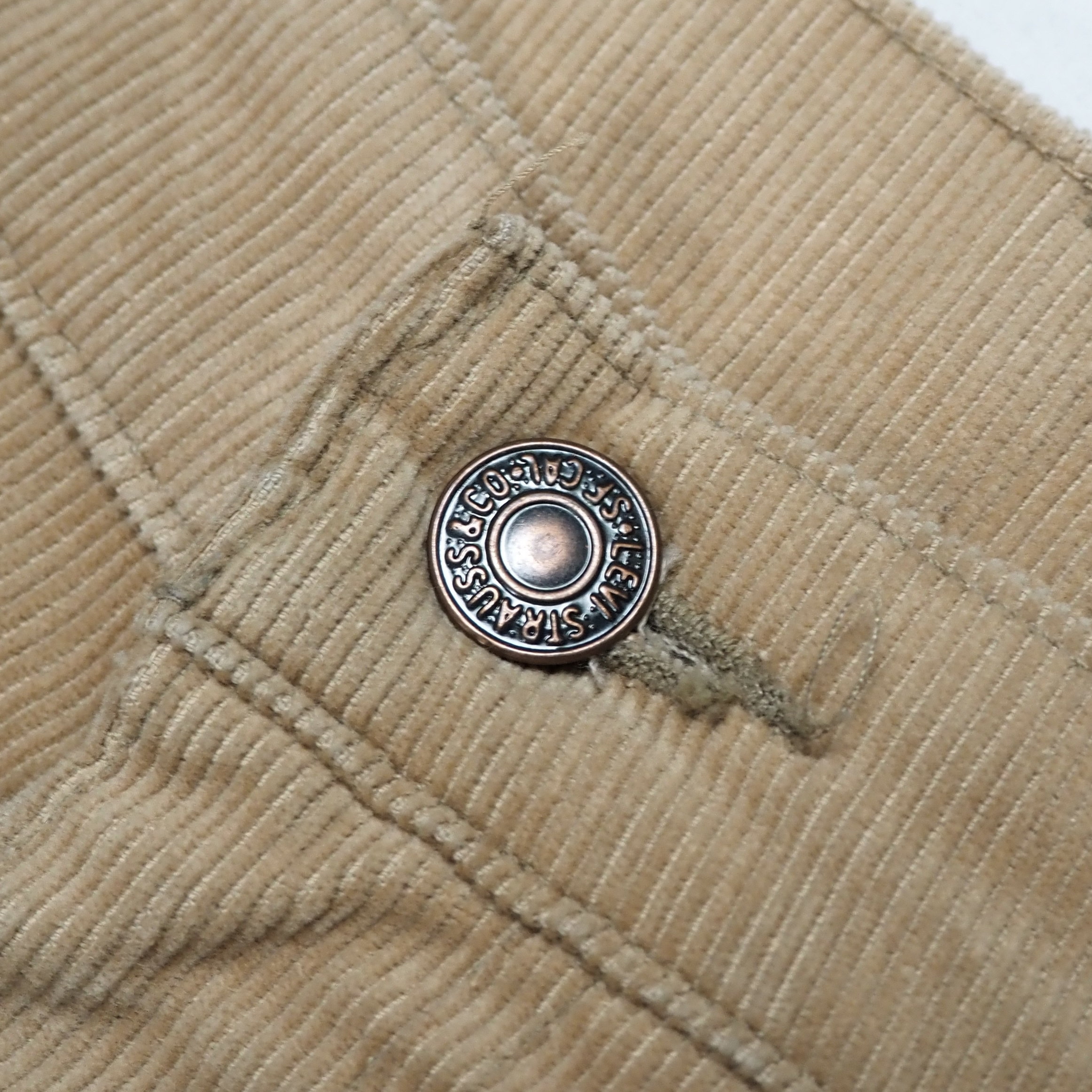 80’s Levi’s 517 コーデュロイパンツ ベージュ 約36×30 の画像 9