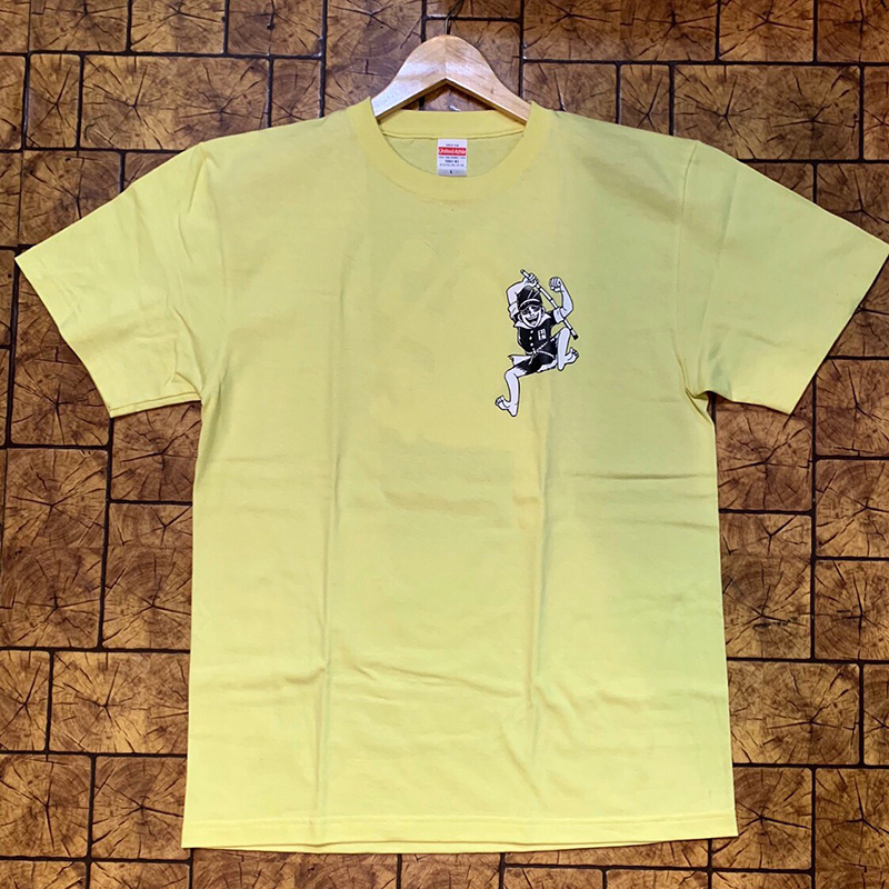 はだしのゲンtシャツ 黄 Power Drug