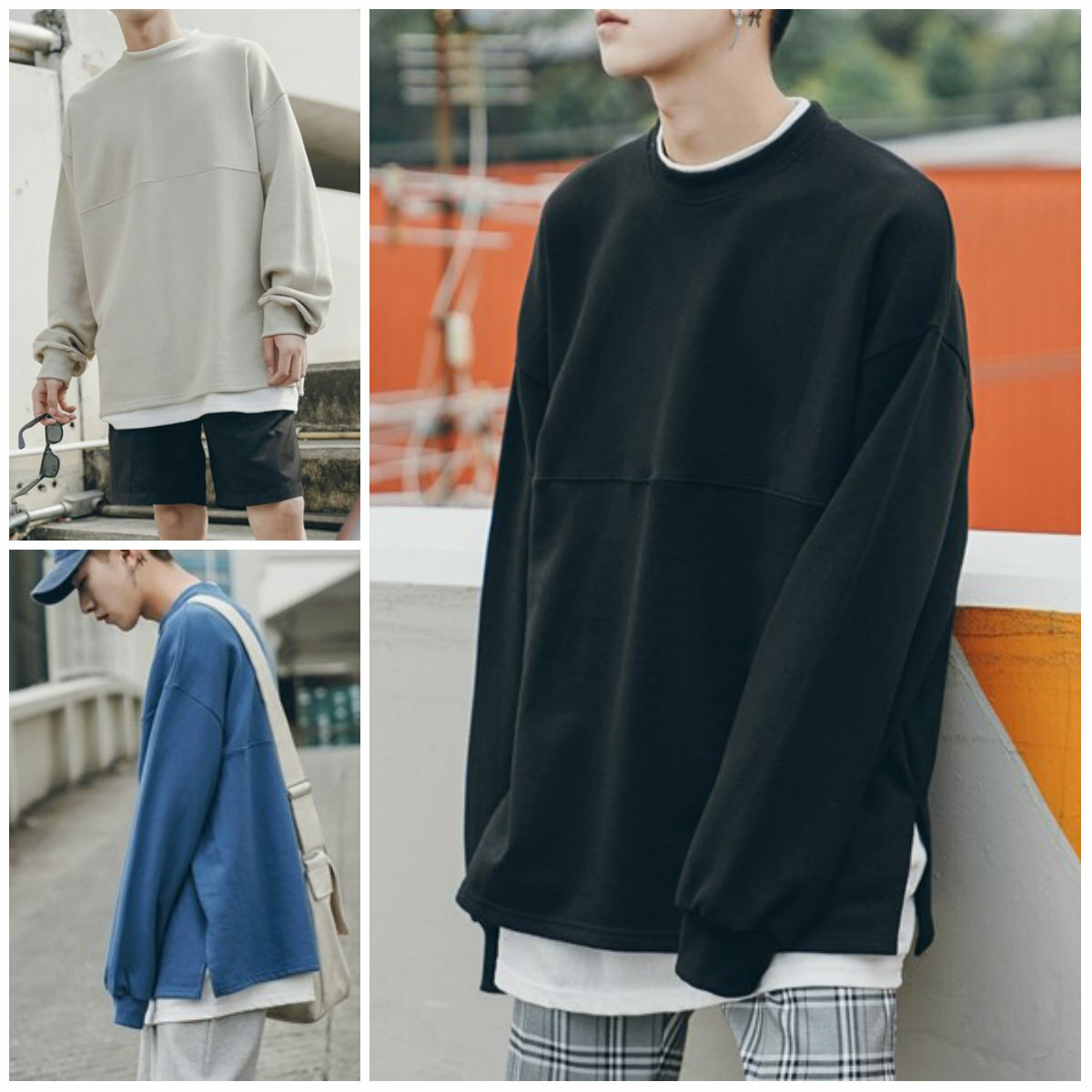 爆弾 交通 ケイ素 トレーナー レイヤード メンズ Photospire Org