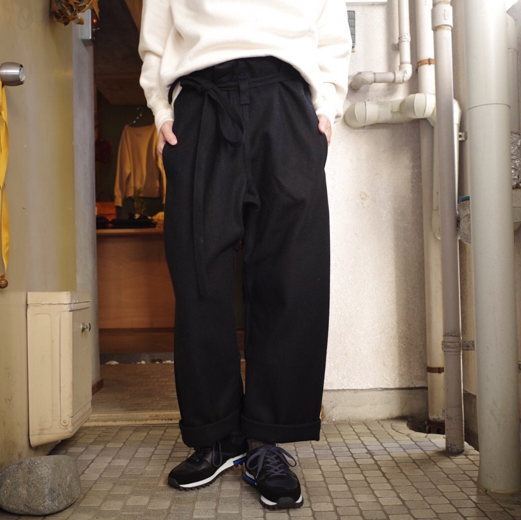 再入荷sans Limite サンリミット ウールメルトンジュードパンツ Debby