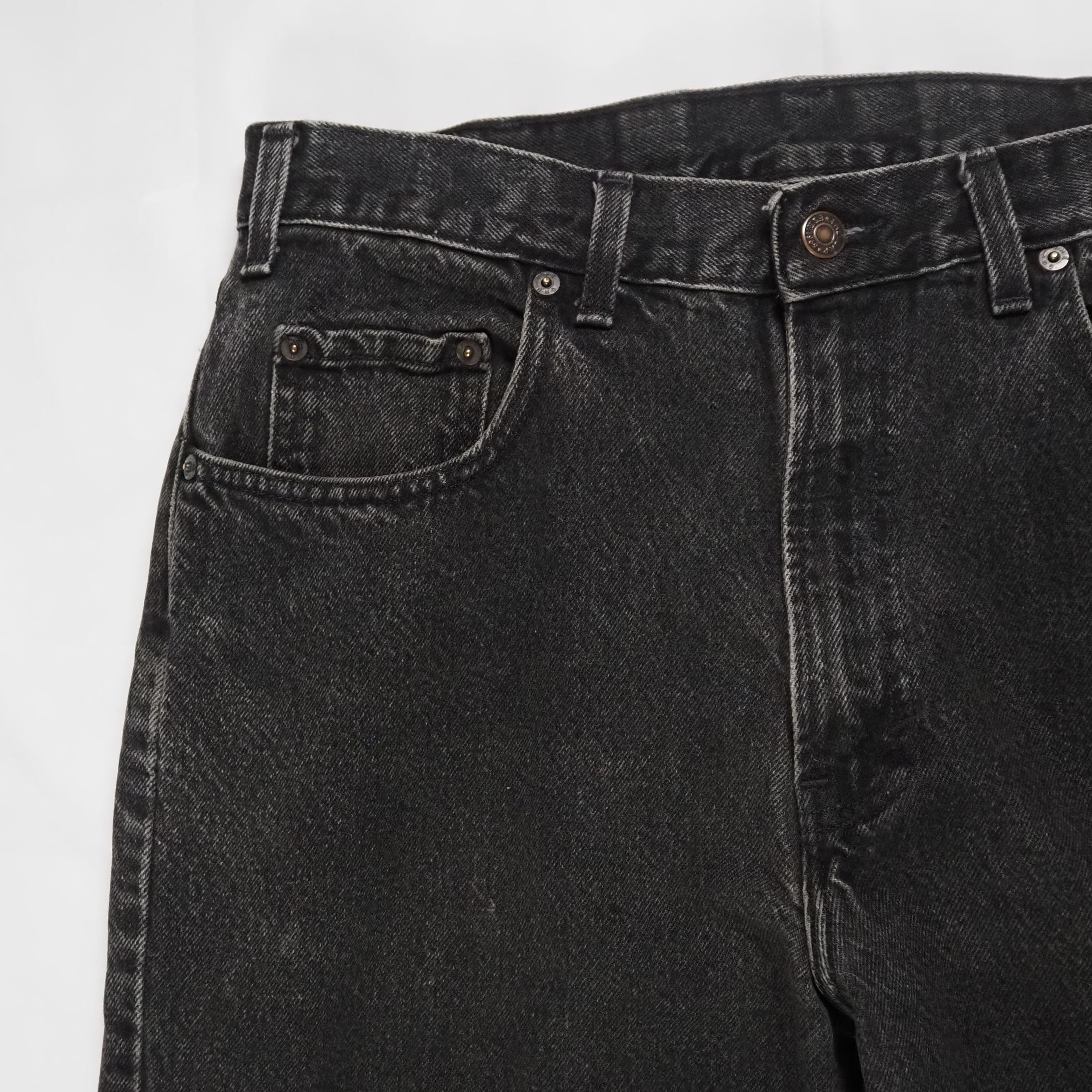 90’s-00’s OLD GAP ブラックデニム 32×29 の画像 3