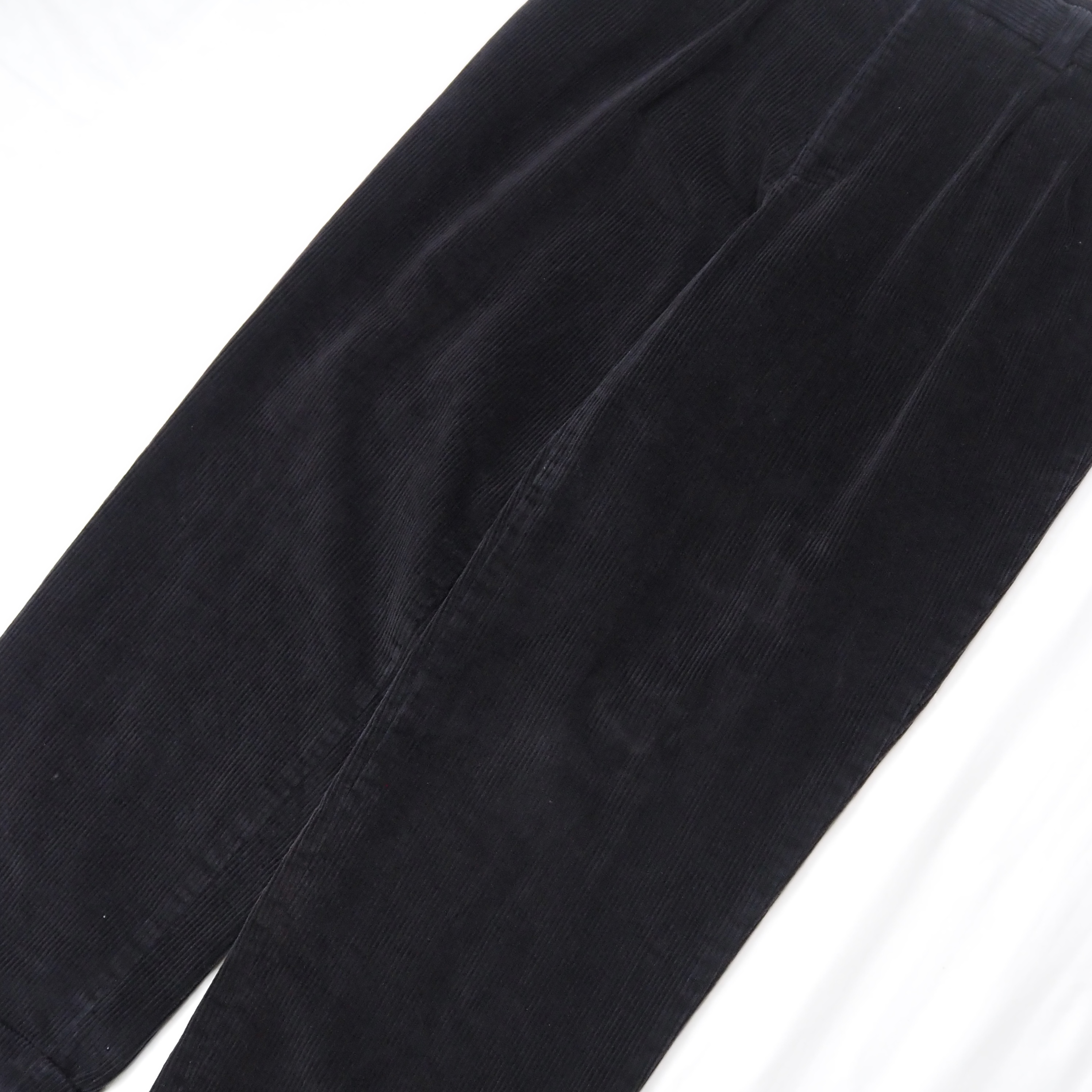 90’s Perry Ellis 太畝コーデュロイパンツ ブラック 32×30 の画像 5