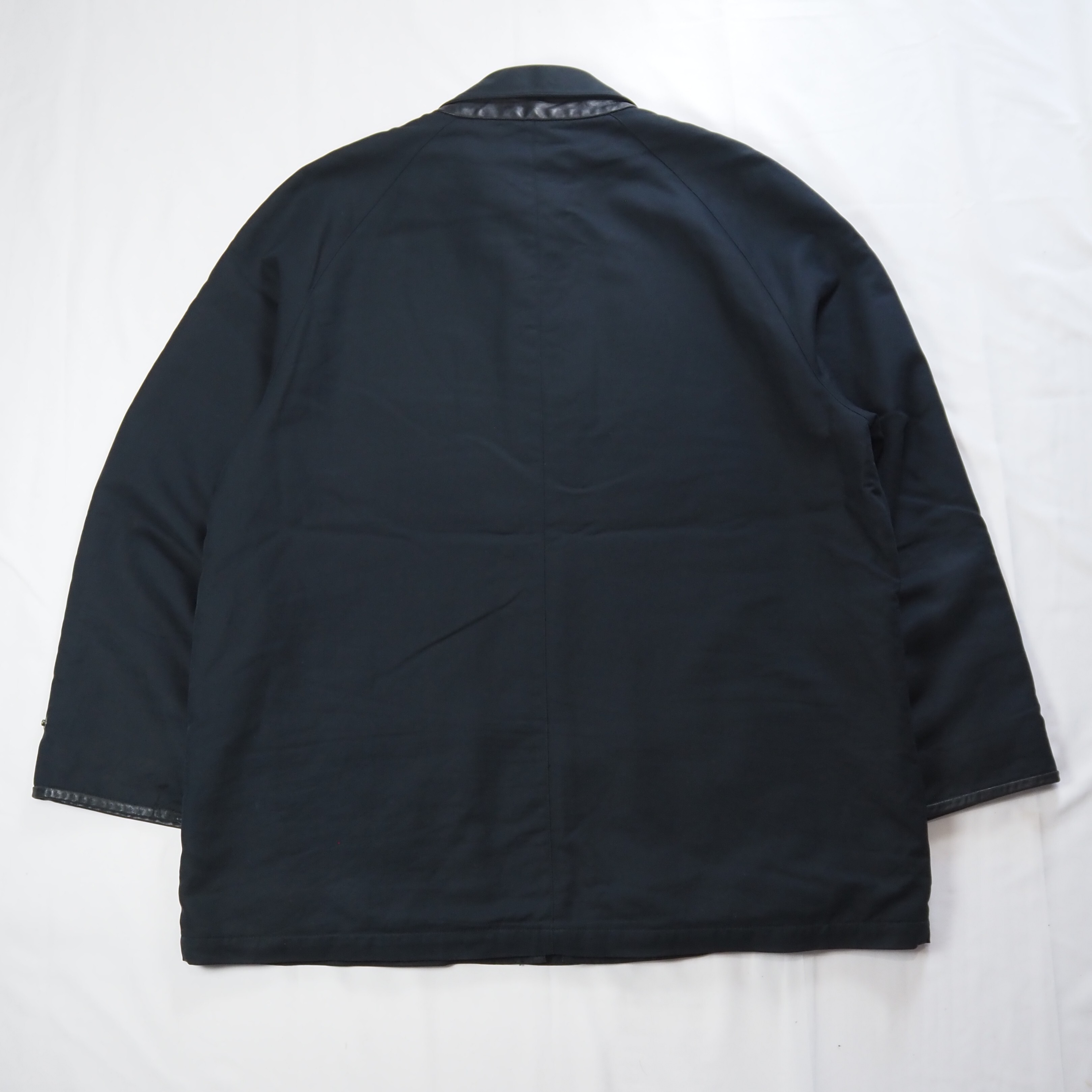 【9/23 20:00入荷】90's Ralph Lauren ハーフコート ブラック の画像 10