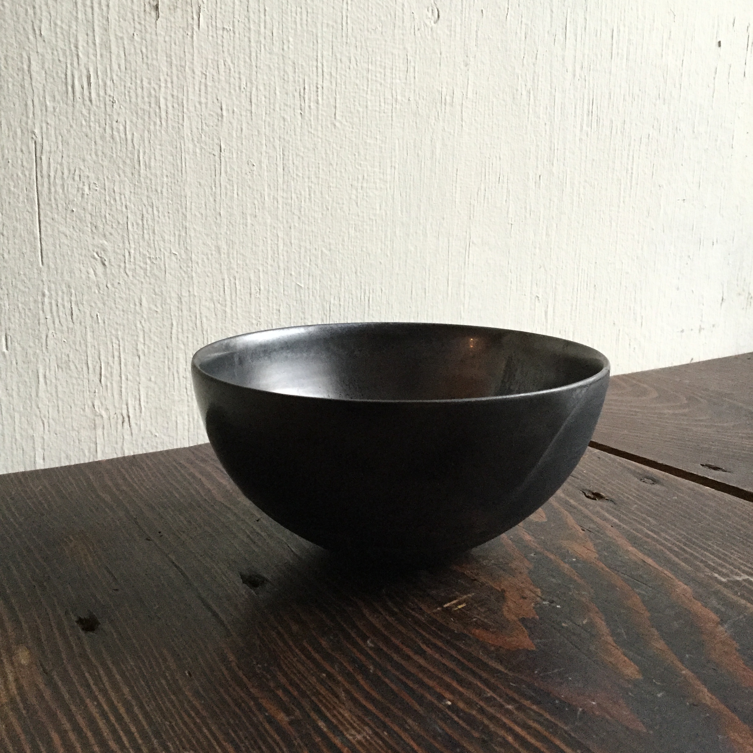 【内田裕太】 黒錆ボウル φ12㎝×h6.5cm - 画像1