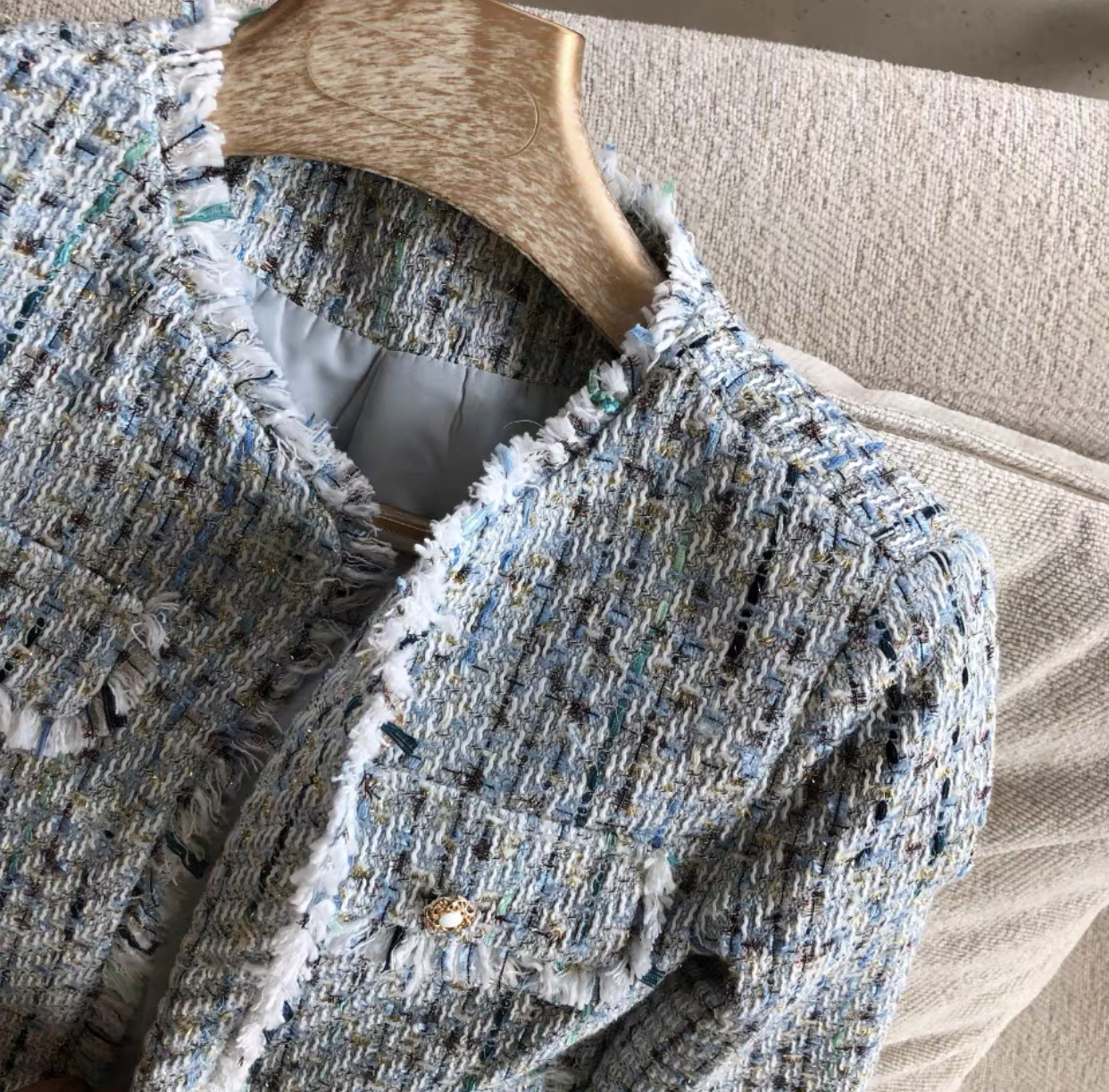 質屋 オンライン ジャケット ツイード アウター マルチカラー レディース 大人可愛い かわいい きれいめ 大人女子 売上値下げ Miracleleaffl Com