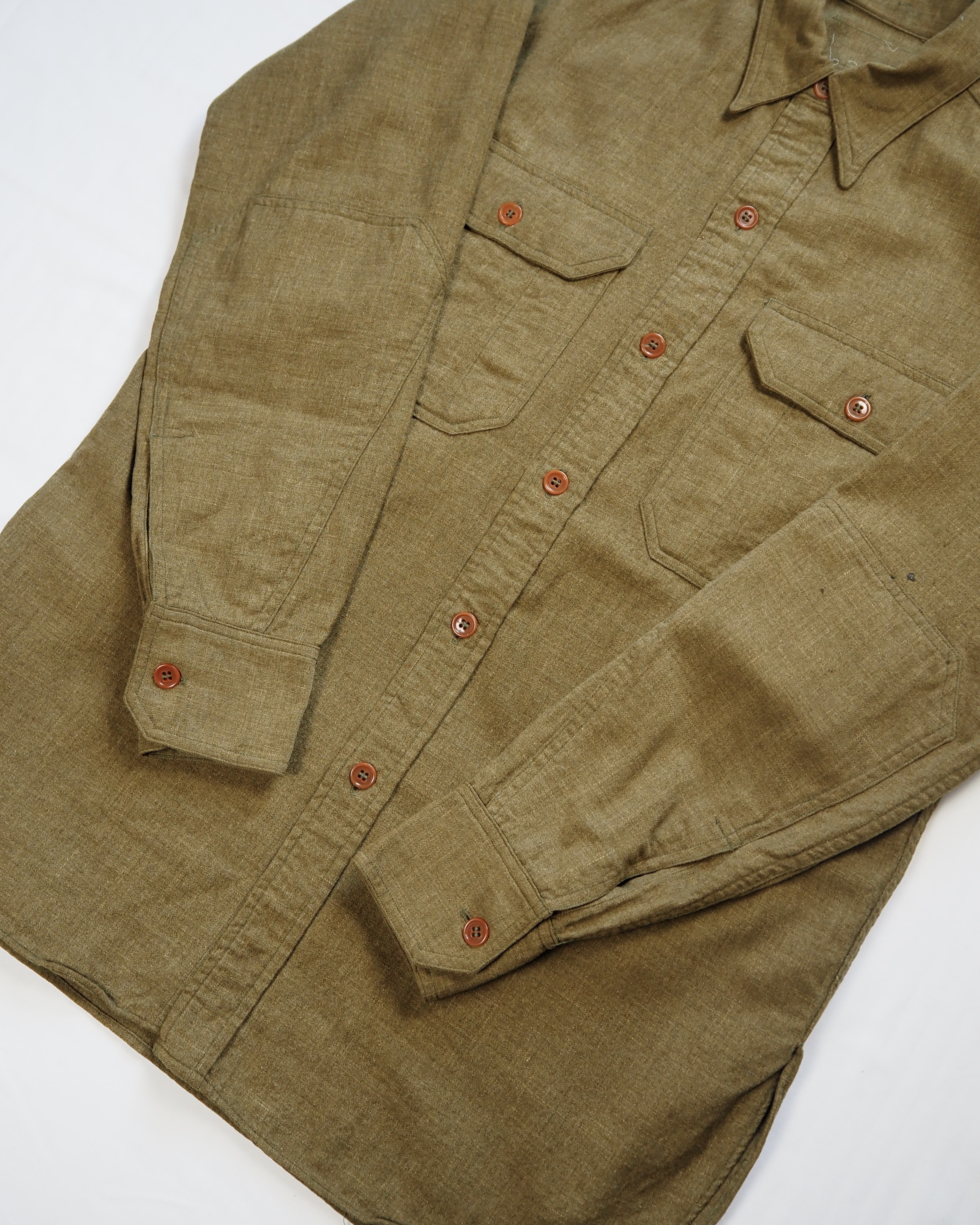 40’s U.S ARMY ウールシャツ の画像 3