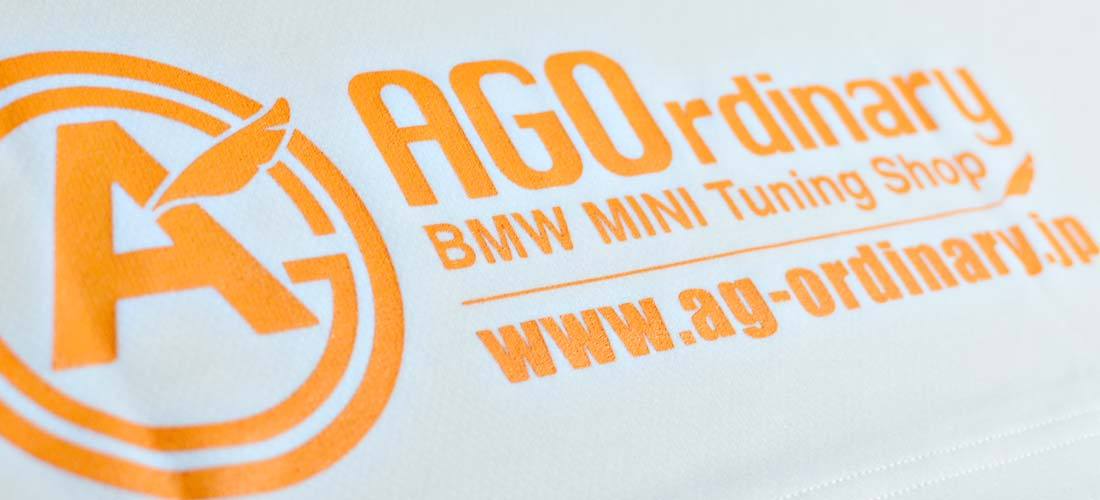 AGOロゴプリント オリジナルドライTシャツ white - 画像4