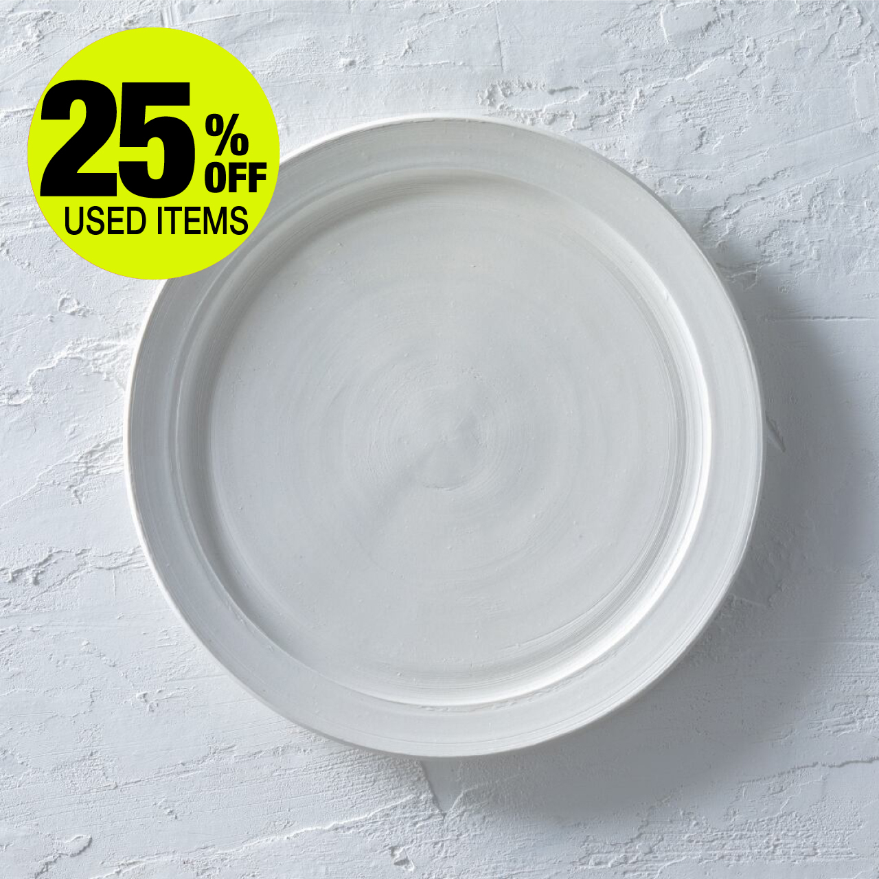 【中古】【別注品】齊藤十郎／白 26cm 丸皿サムネイル画像