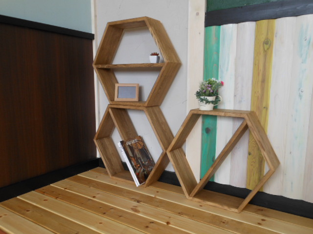 【6角形シェルフ】(展示使用品) - 画像5