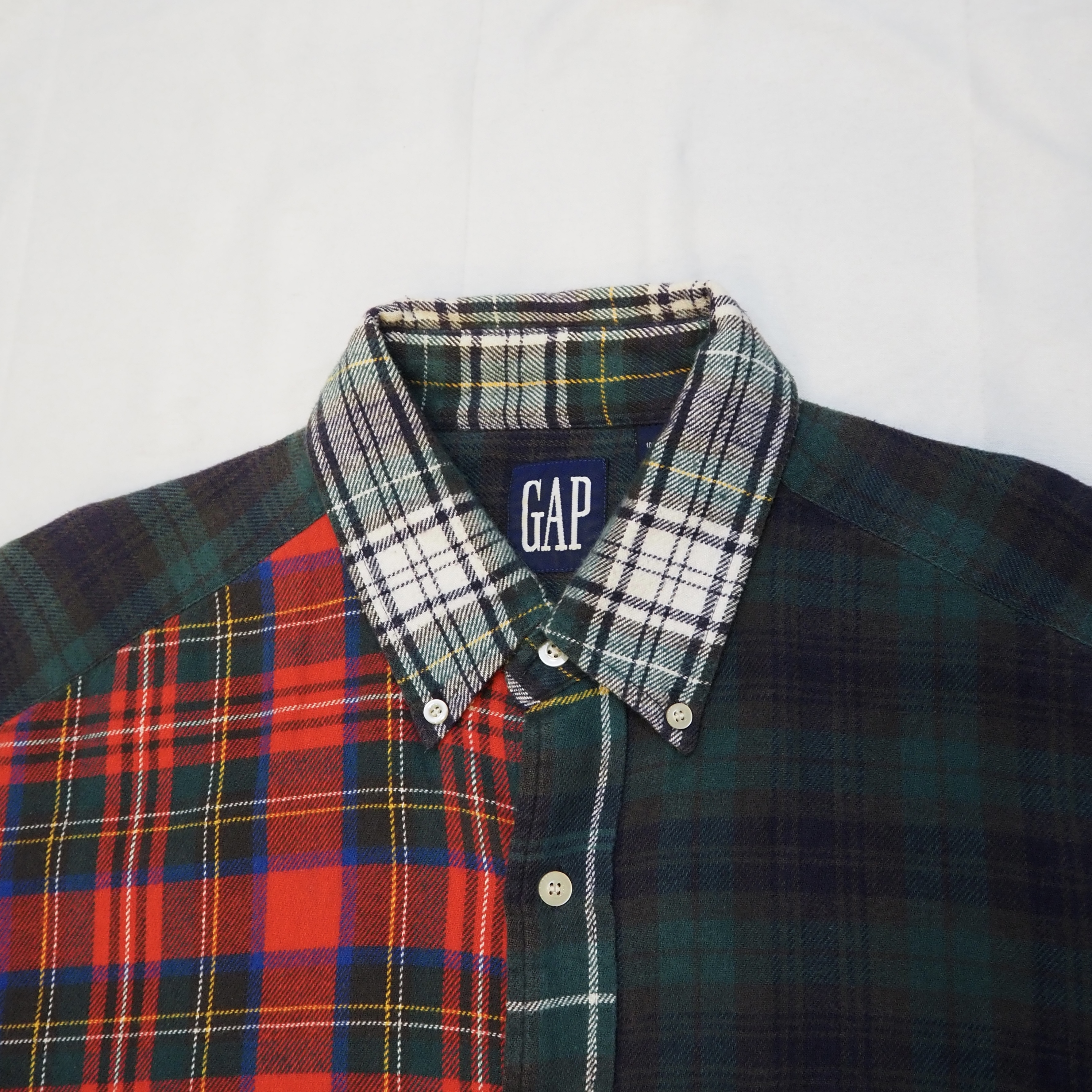 90’s OLD GAP Cotton Flannel Shirt の画像 6