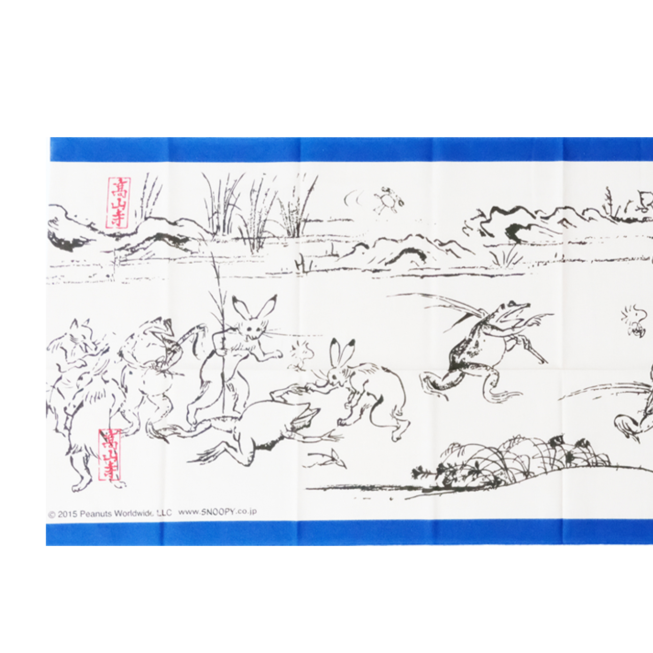 スヌーピー 手ぬぐい 鳥獣戯画 Hmm By 東京都美術館ミュージアムショップ ふむふむ