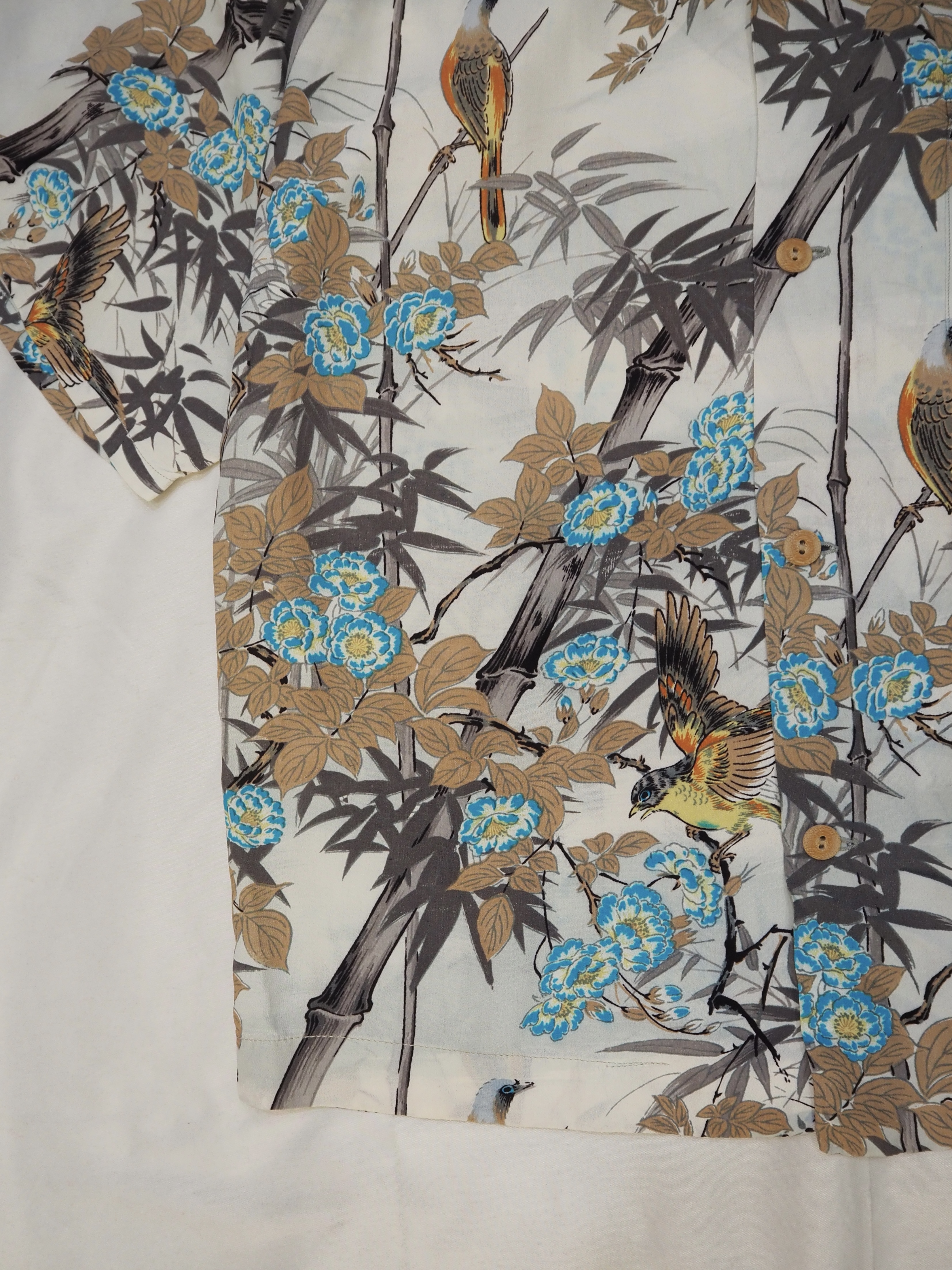 50’s Rayon Hawaiian Shirt 和柄 の画像 6