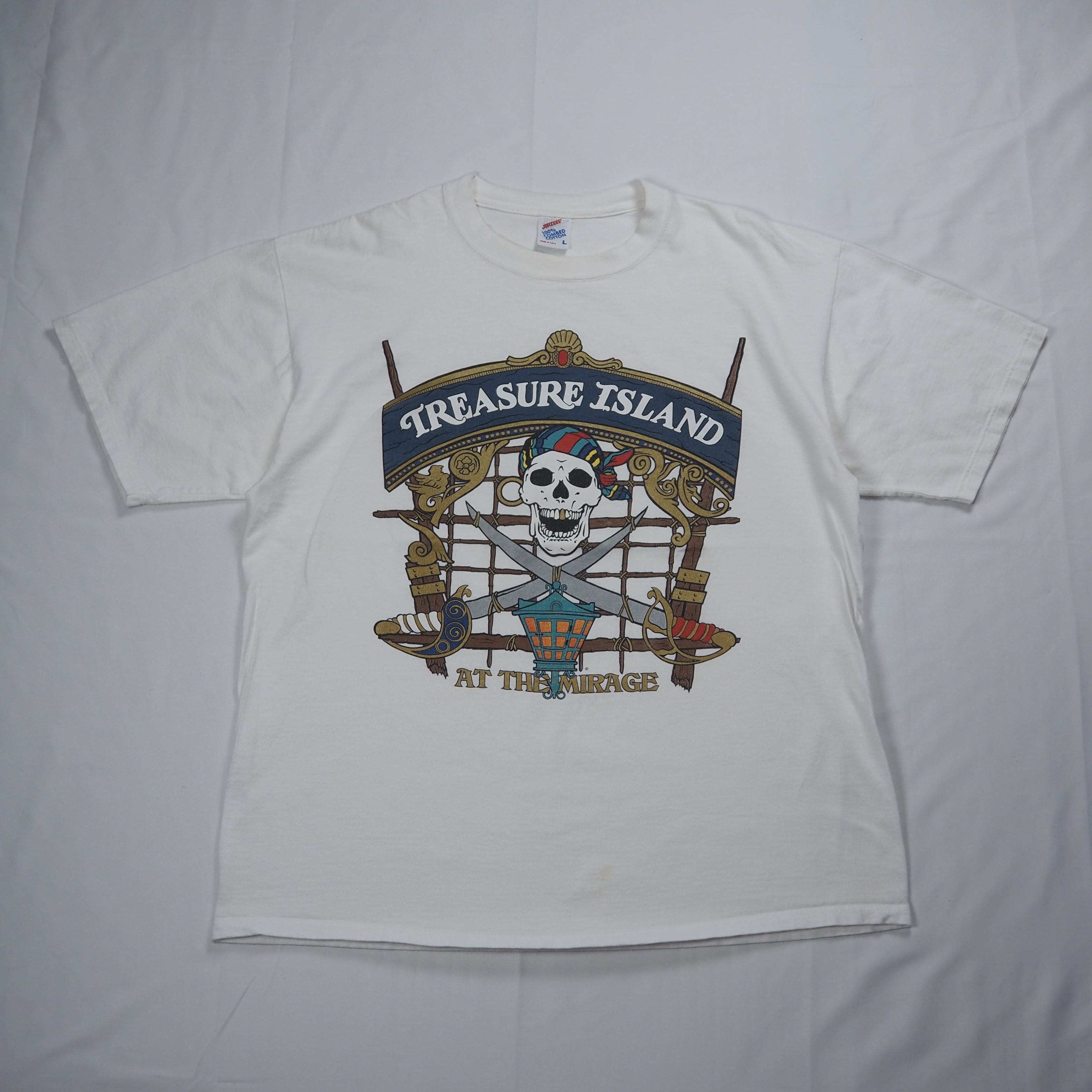 90’s Jerzees スカルTシャツ Lサイズ