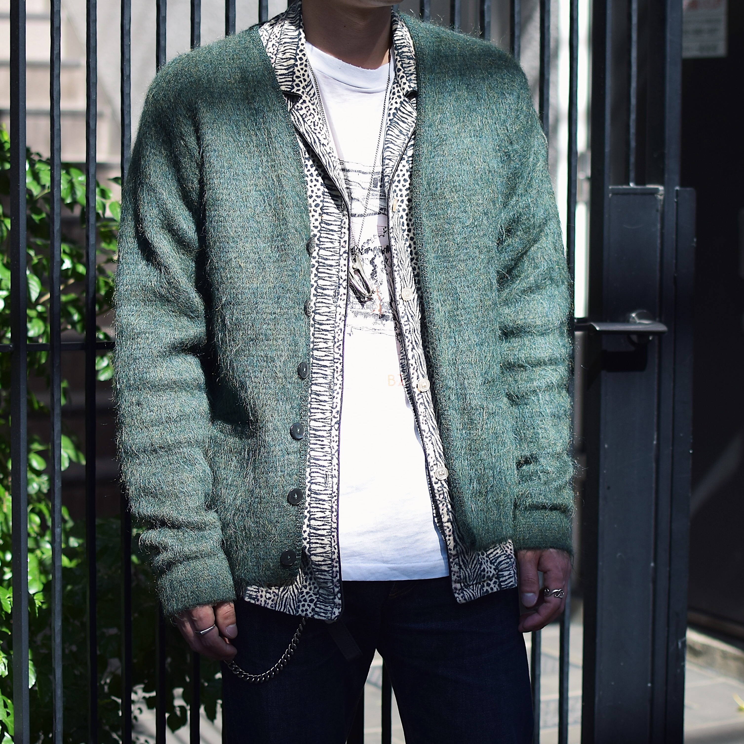 Vintage 60's【GRANT CREST】Mohair Cardigan の画像 3