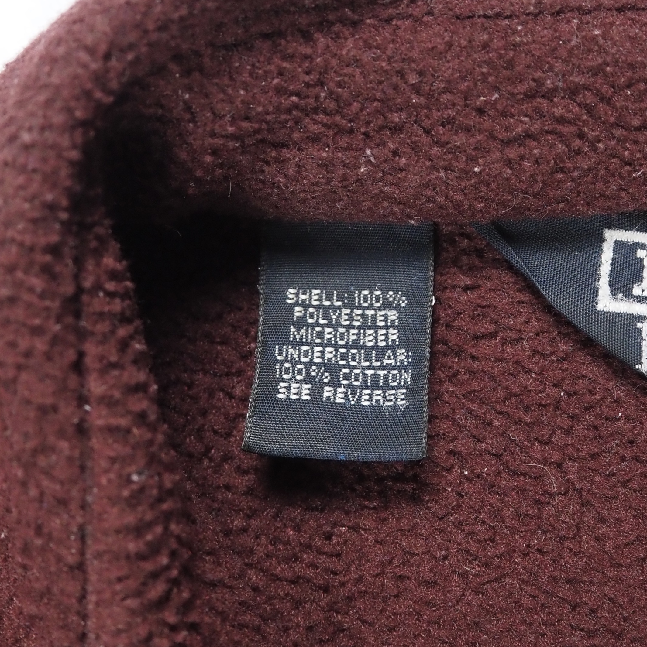90’s Ralph Lauren フリーススイングトップ ワインレッド の画像 12