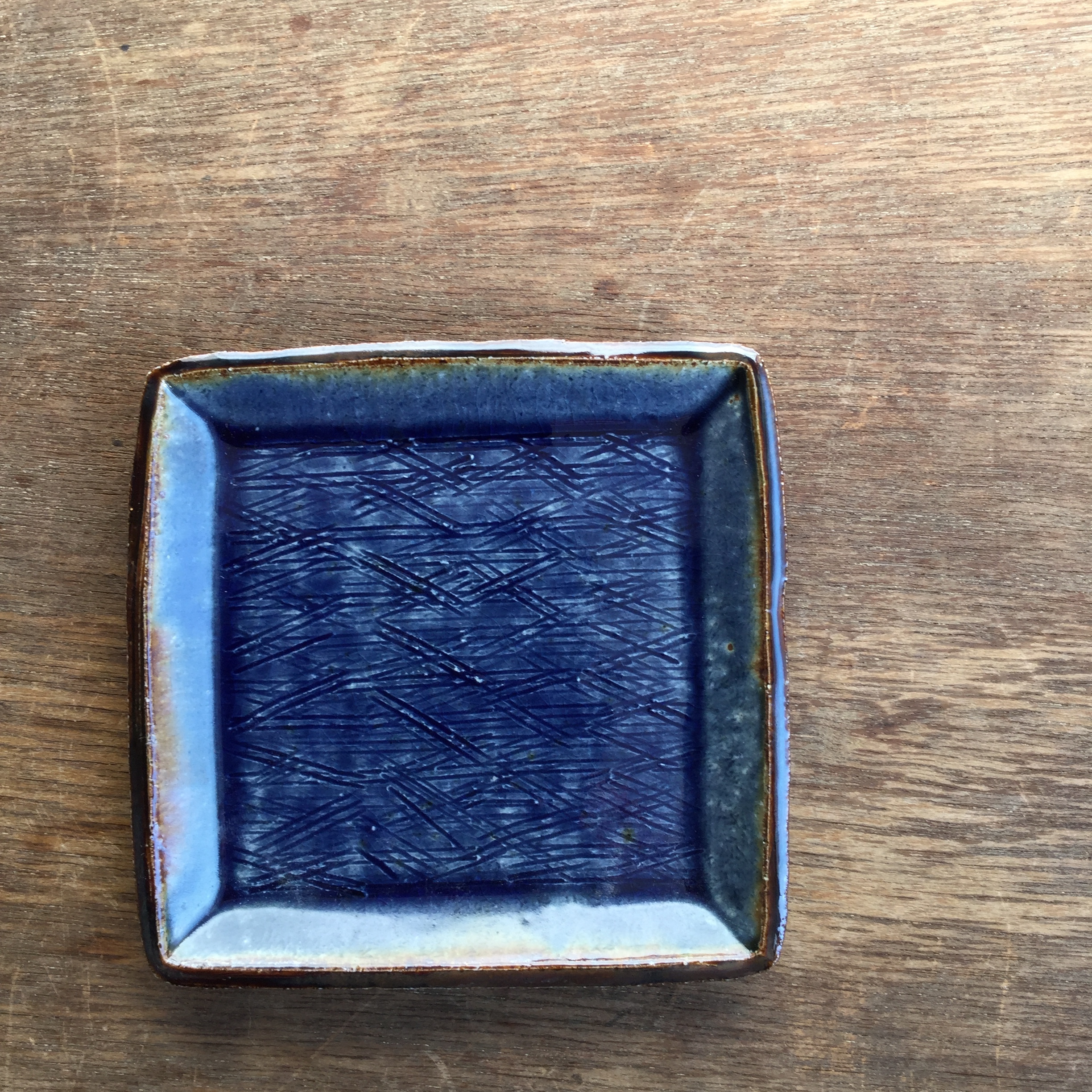 【蓮見かおり】 角皿 Φ14.5㎝×14.5cm 12 - 画像1
