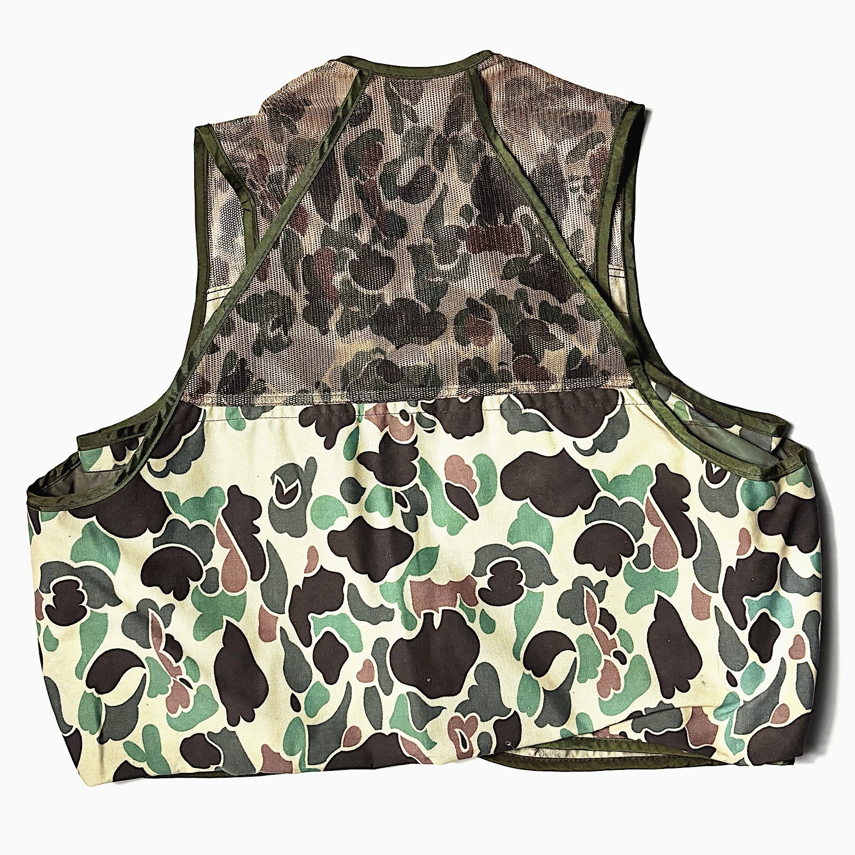 Vintage 80's【Pack Trails】Camo Hunting Vest の画像 2