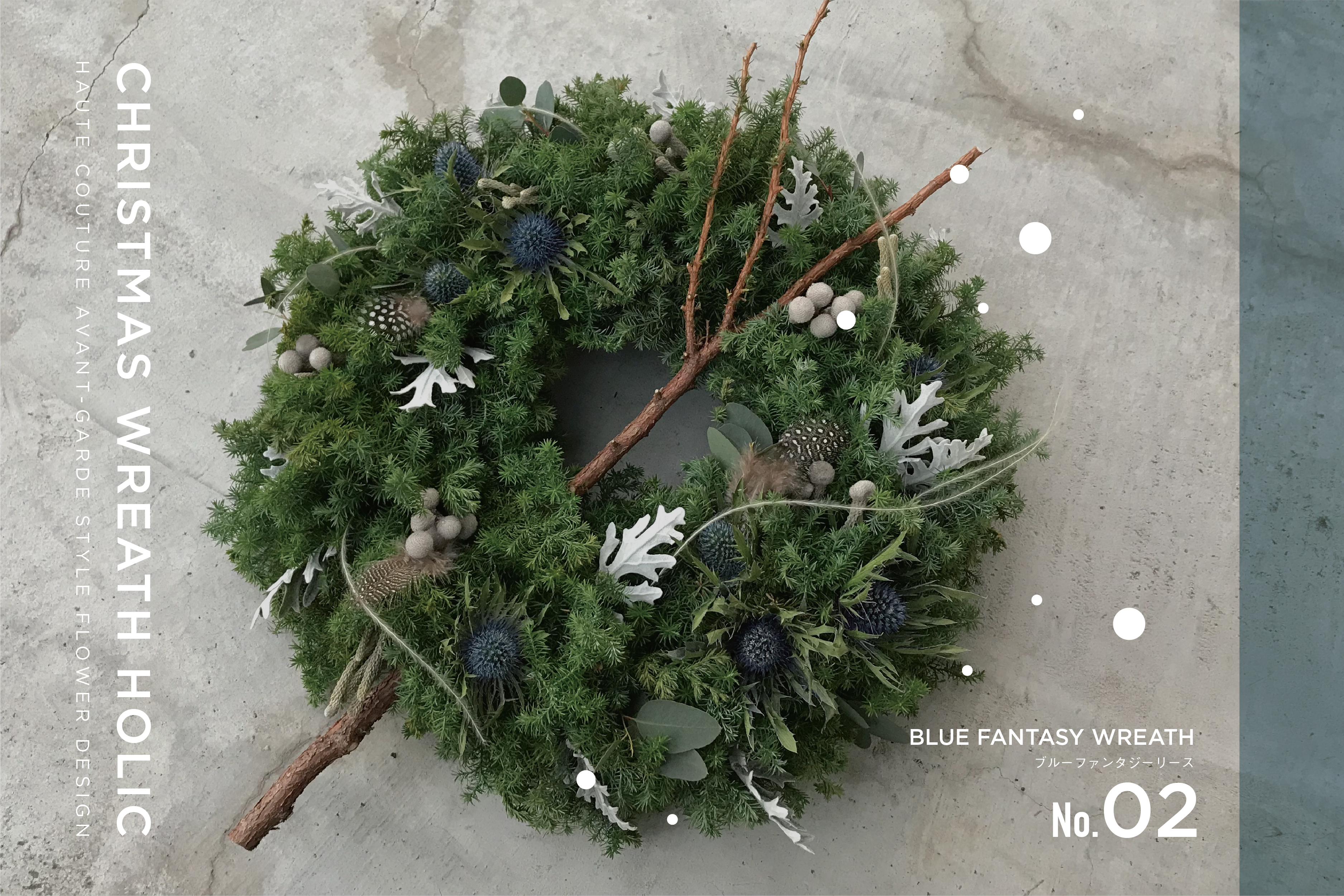 CHRISTMAS WREATH HOLIC/size:LL