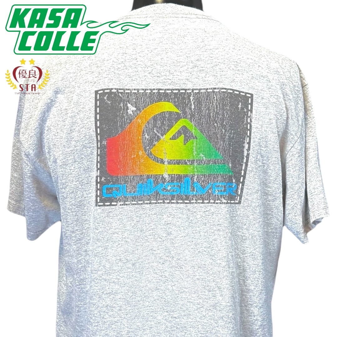 【QUIKSILVER】クイックシルバー ロゴプリント Tシャツ L