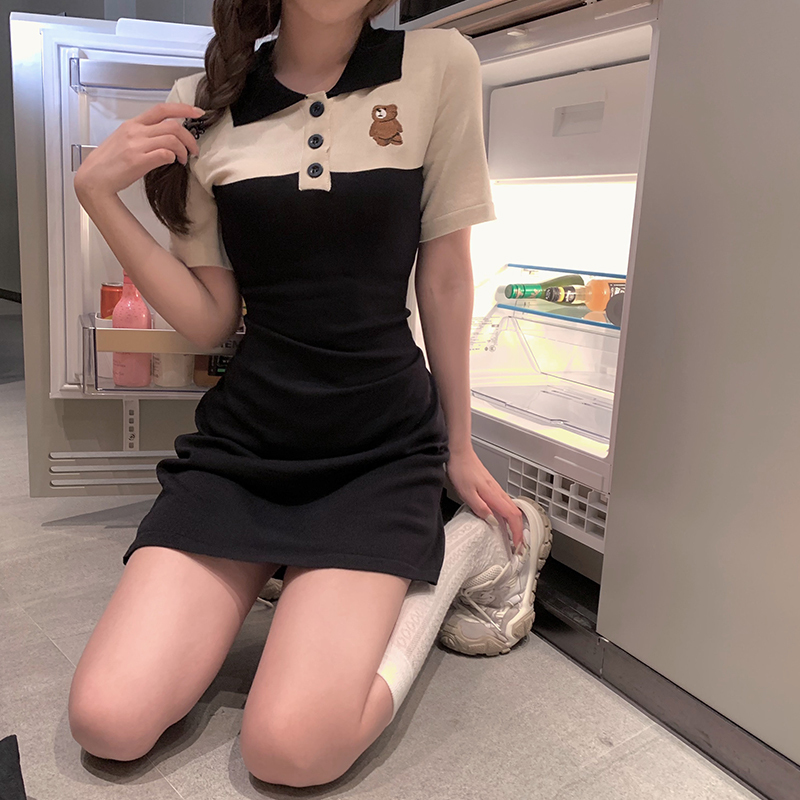 くまちゃんポロワンピース Sugardrug シュガードラッグ 量産型系セレクトショップ通販