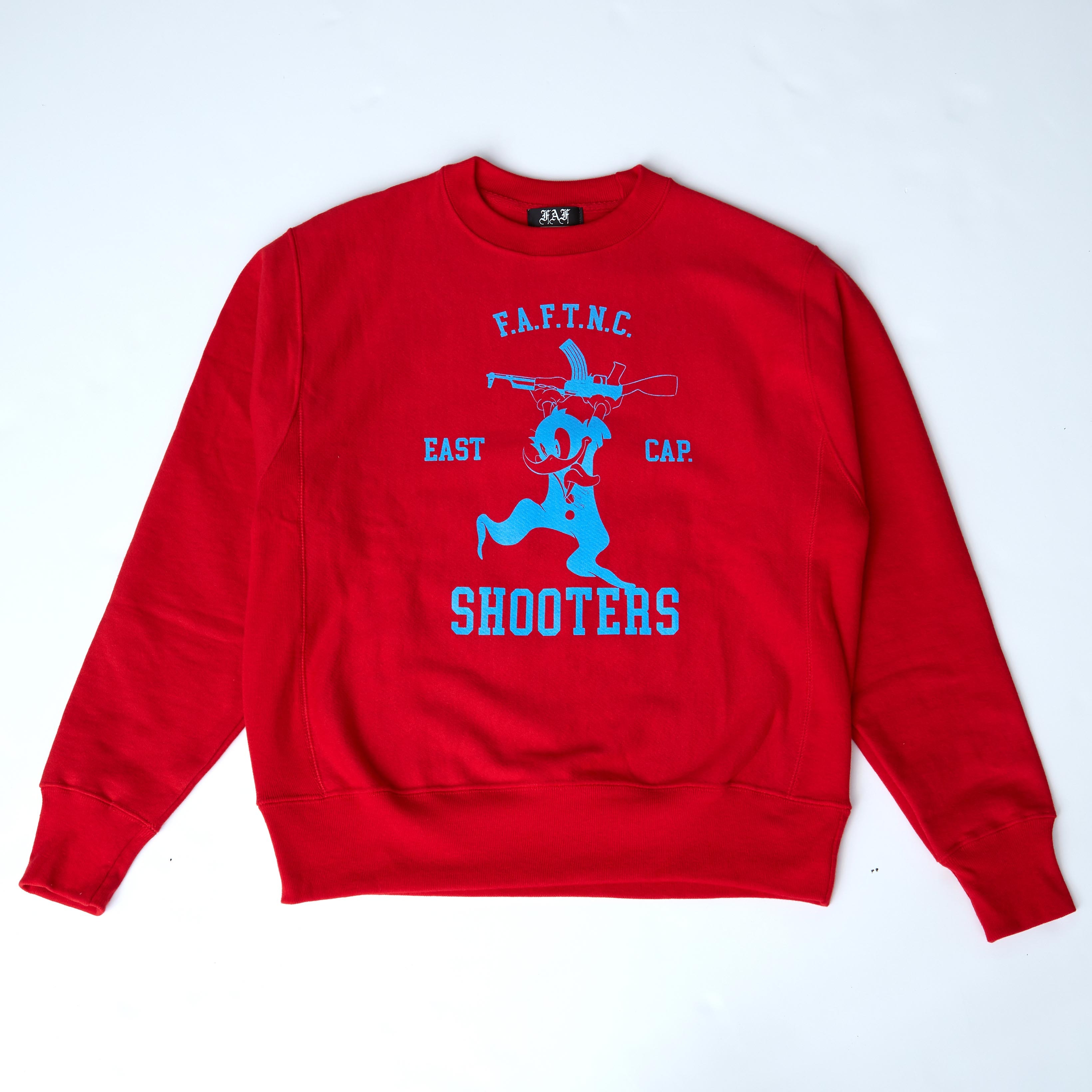 FAFTNC SHOOTERS CREWNECK / RED - 画像1