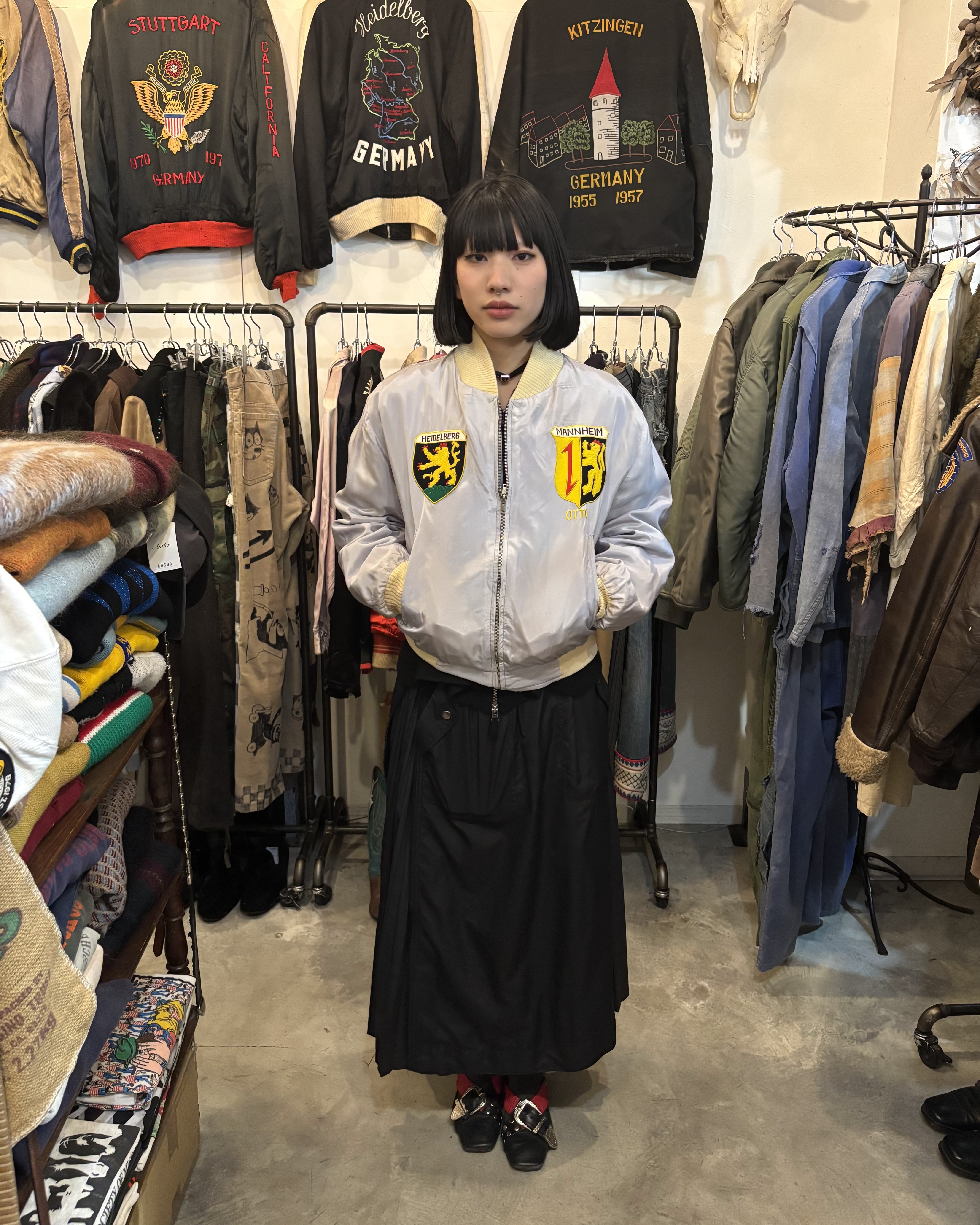 Vintage 50's "MANNHEIM GERMANY" Souvenir Jacket の画像 5