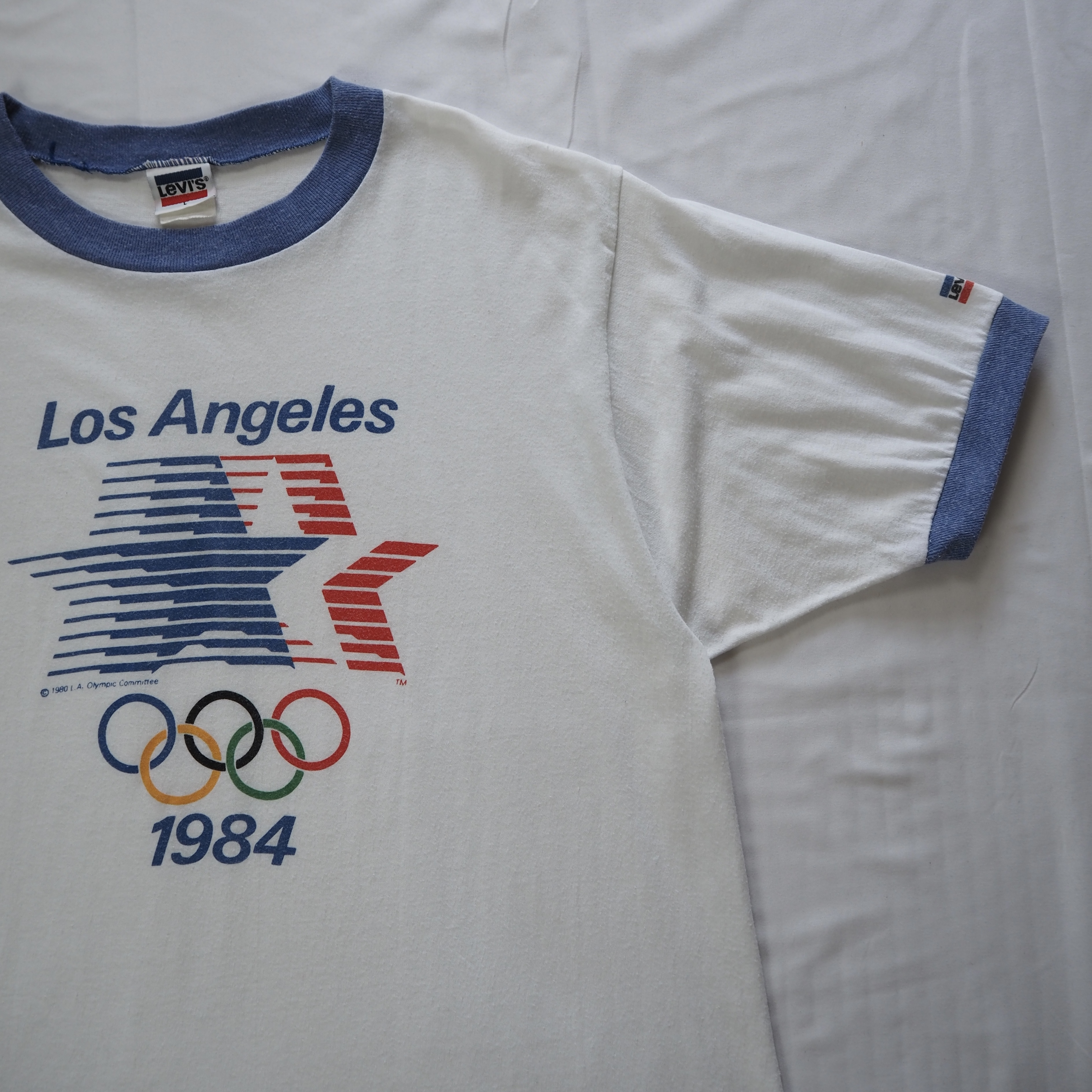 80’s ロサンゼルスオリンピック リンガーTシャツ の画像 4