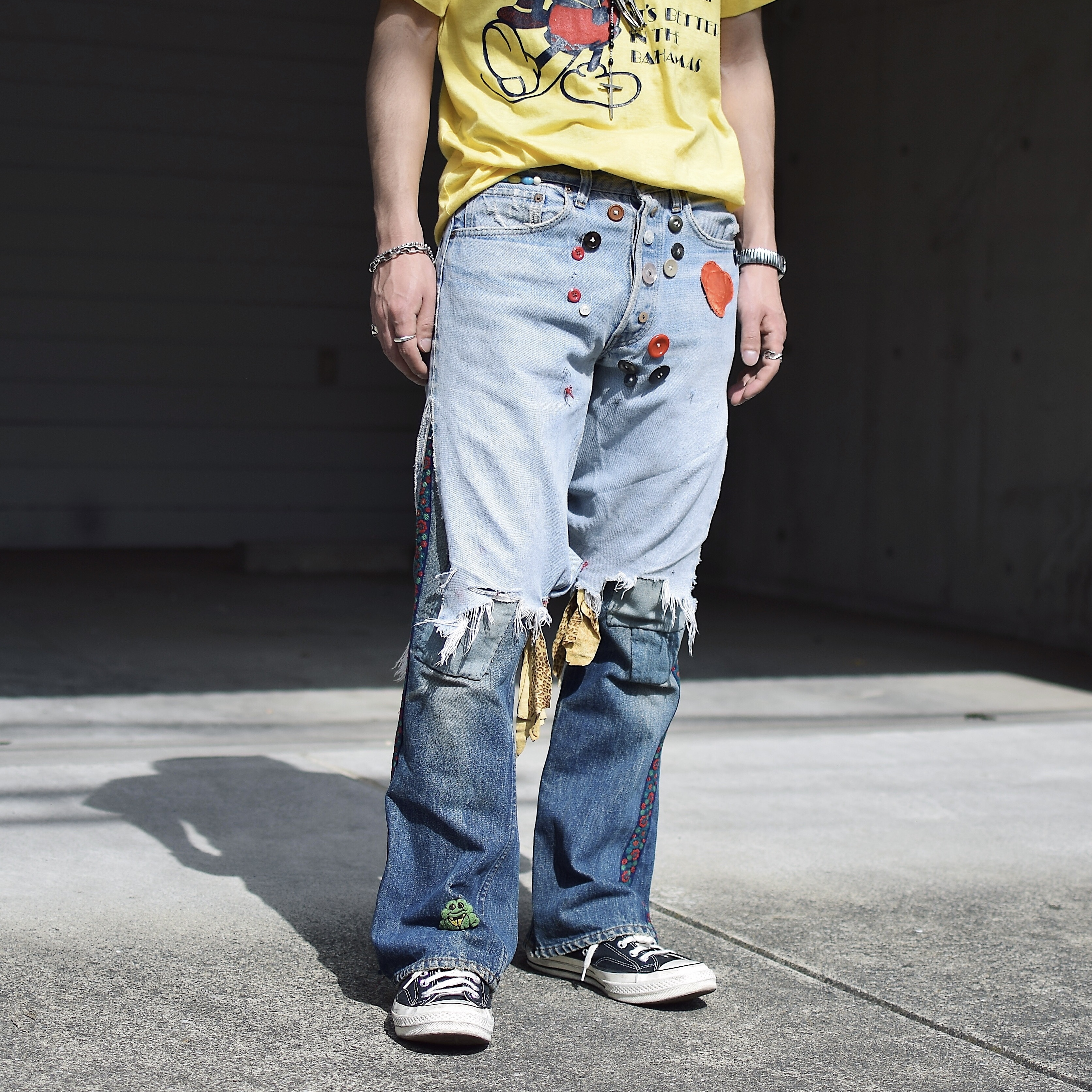 Vintage 70's【Levi's】Late 66 Cut Off Denim Pants の画像 3