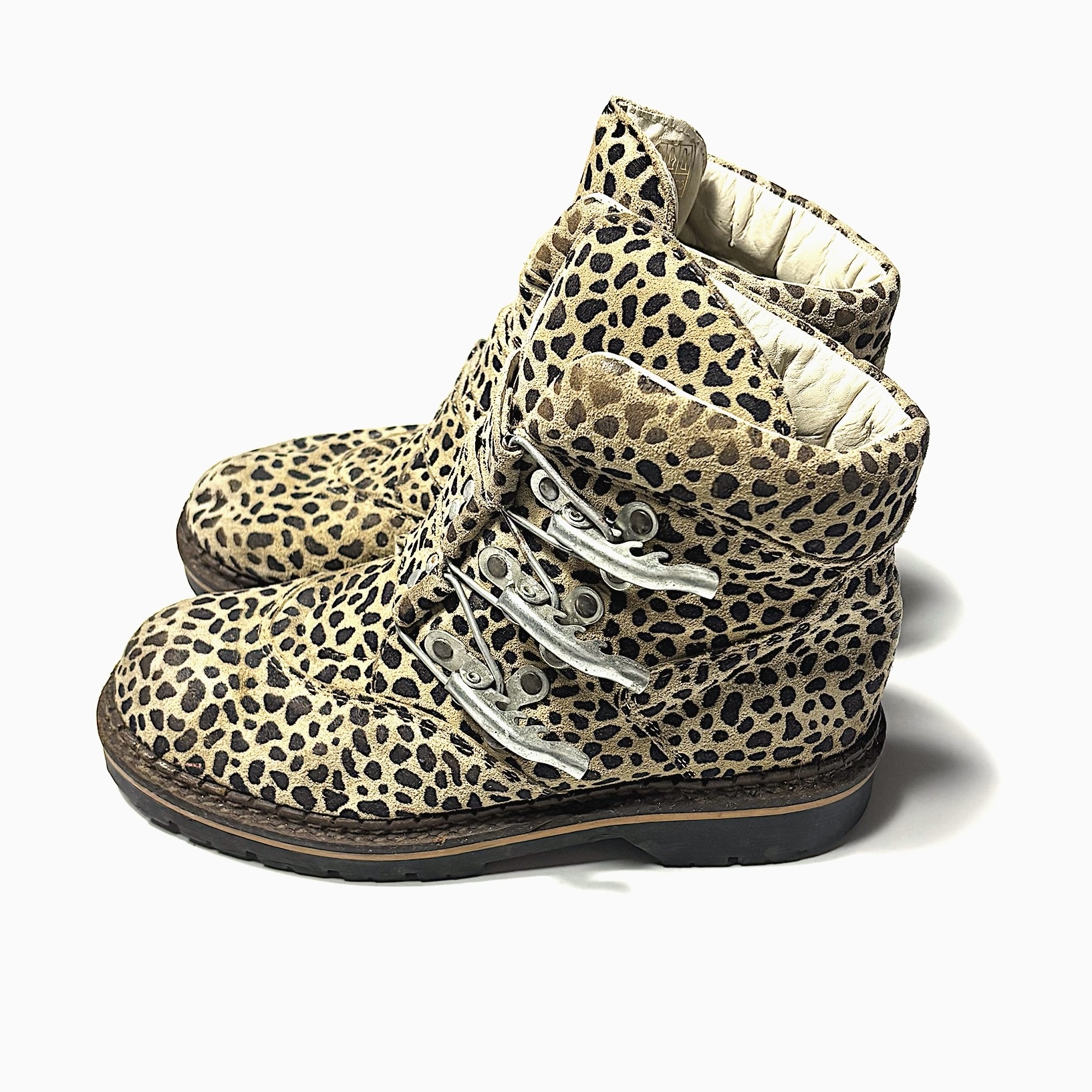 Vintage【GEIER WALLY】Buckles Leopard Boots の画像 2