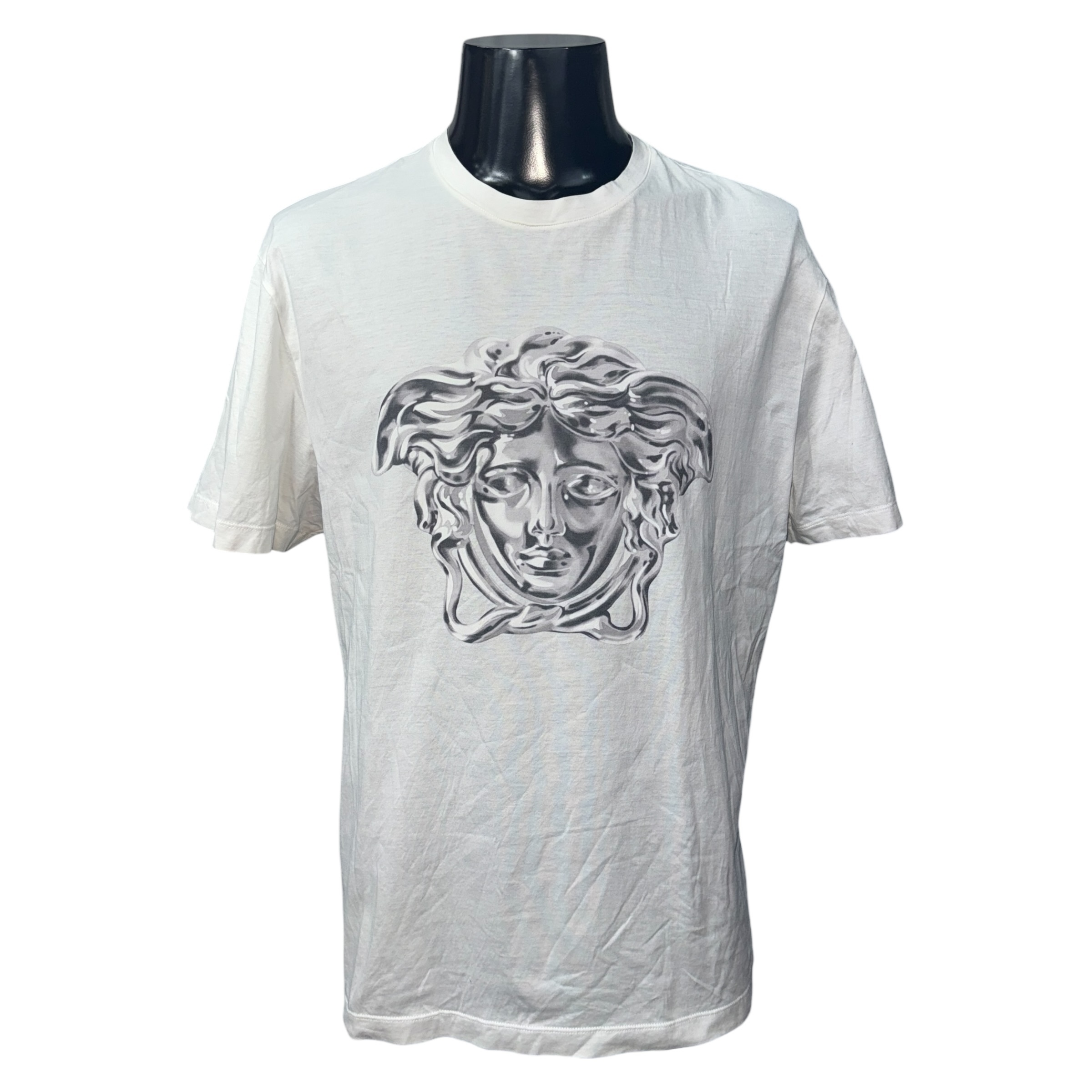 【VERSACE】ヴェルサーチ メデューサ メタリックグラフィック Tシャツ