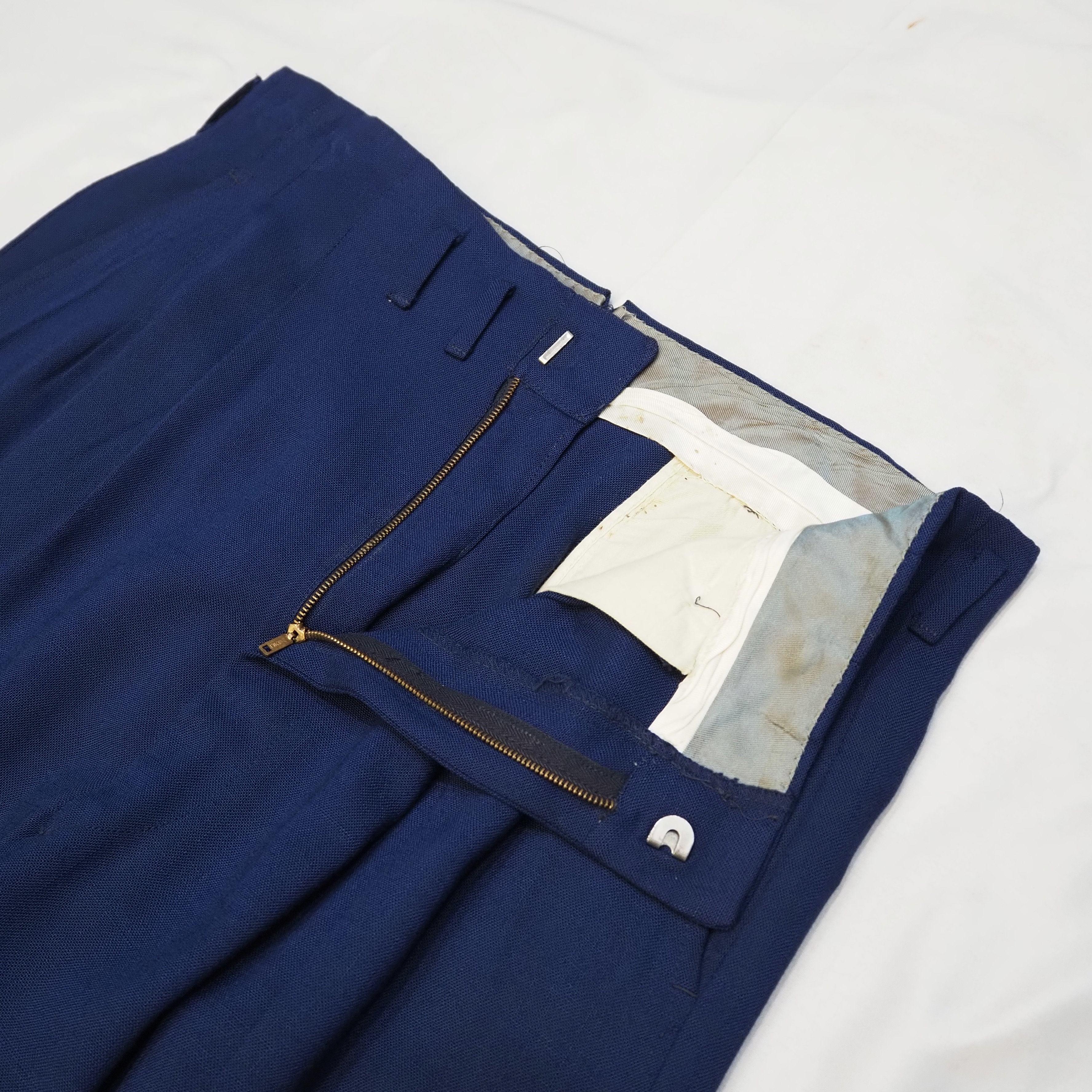 50’s Vintage Linen Slacks 34×30 の画像 9